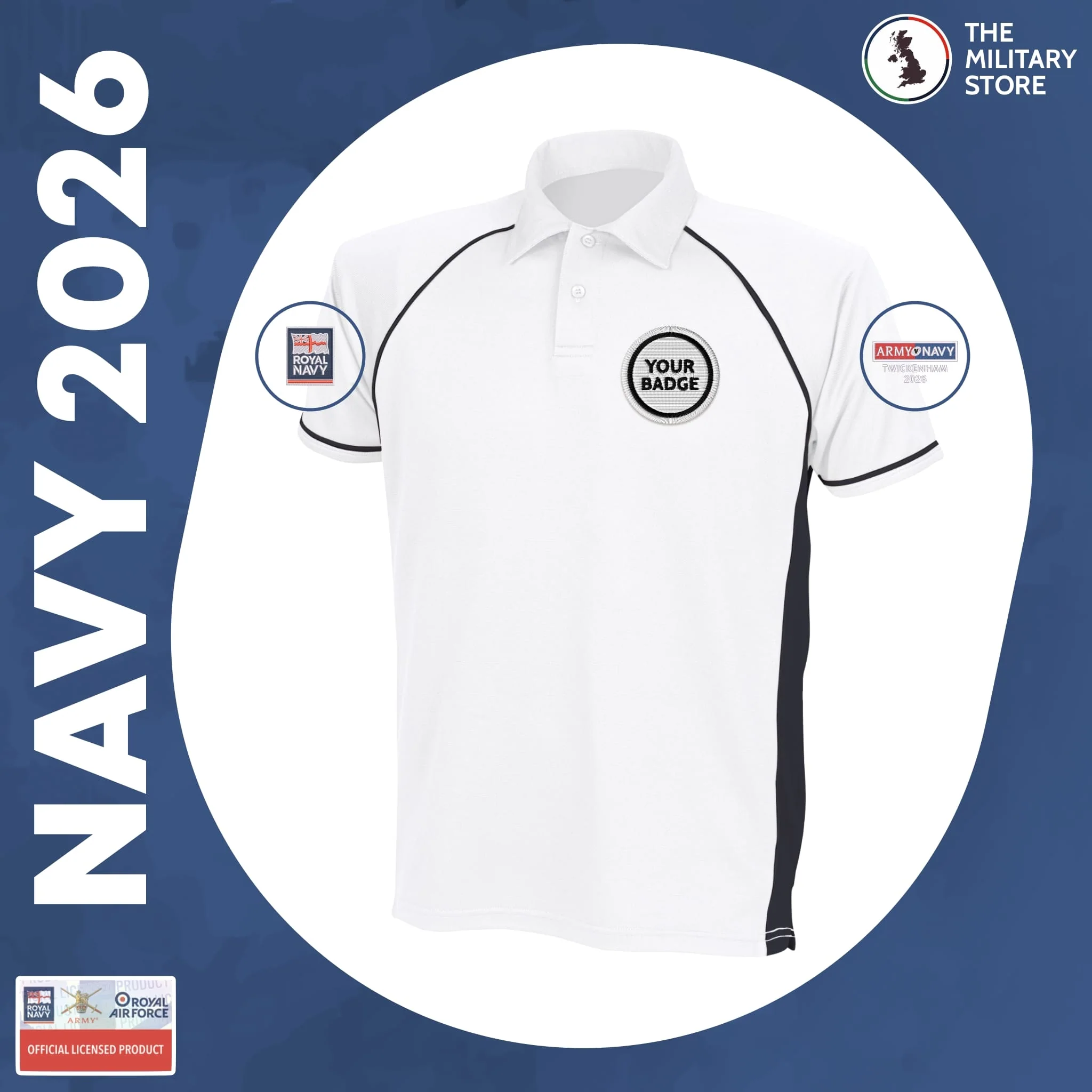 Royal Navy - Performance Polo Shirt - Army v Navy 2026 - Image 12