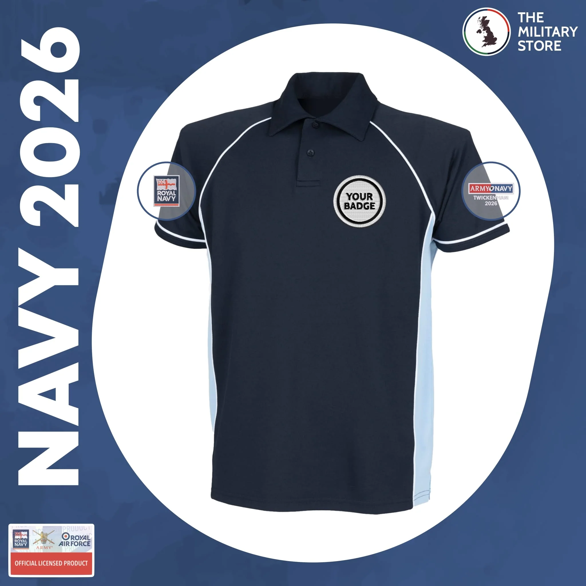 Royal Navy - Performance Polo Shirt - Army v Navy 2026 - Image 13