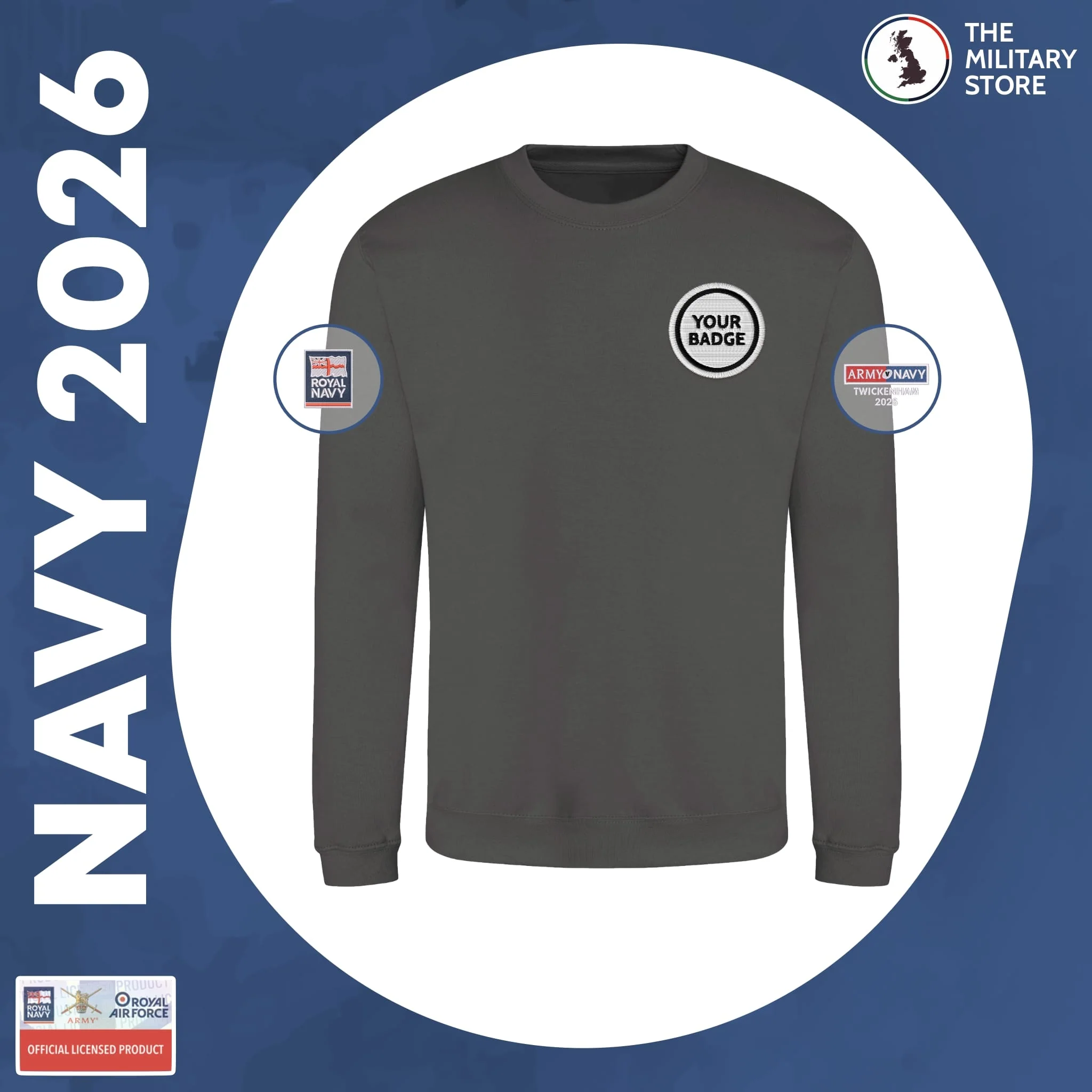 Royal Navy - Sweatshirt - Army v Navy 2026 - Image 13