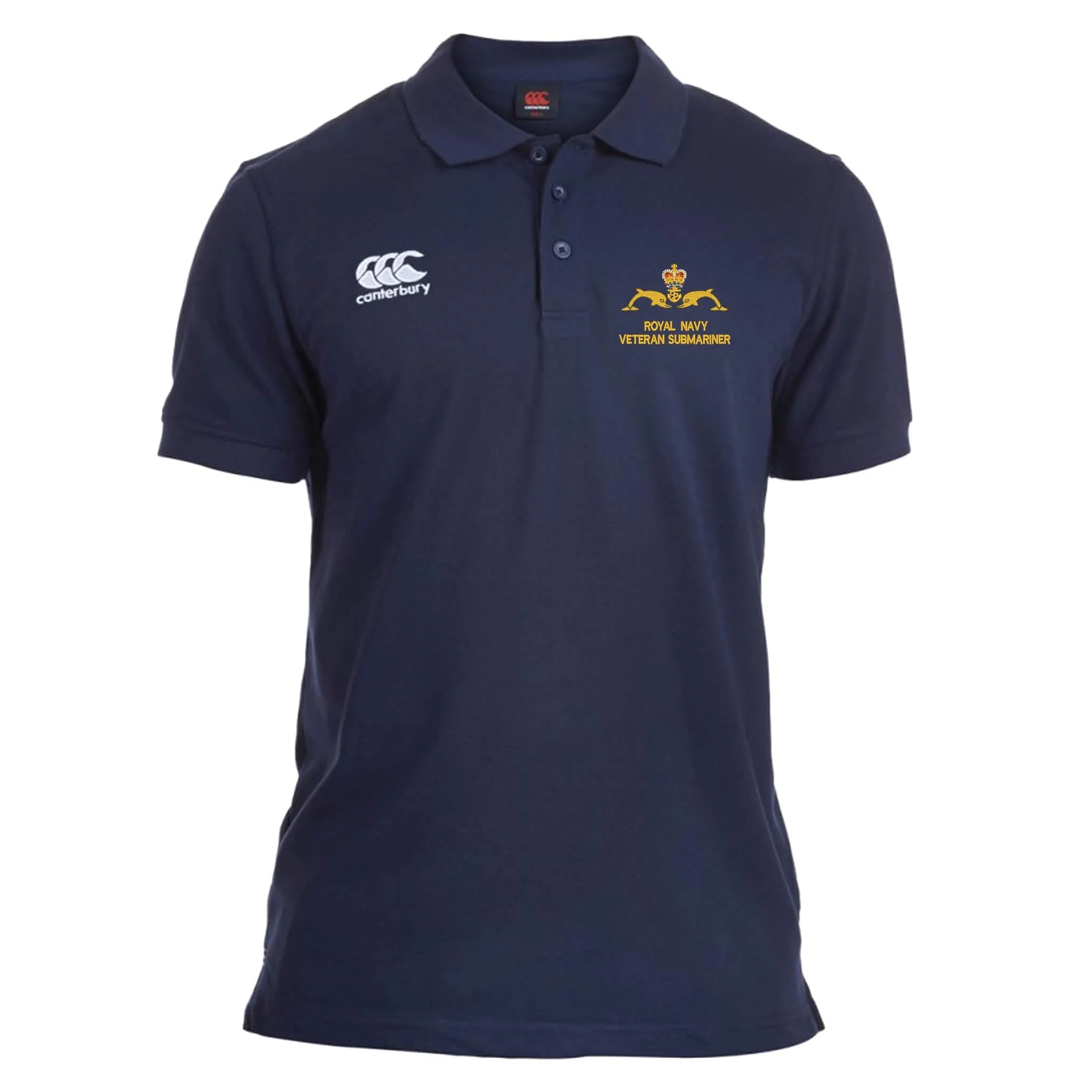 Royal Navy Veteran Submariner Canterbury Rugby Polo - Image 3