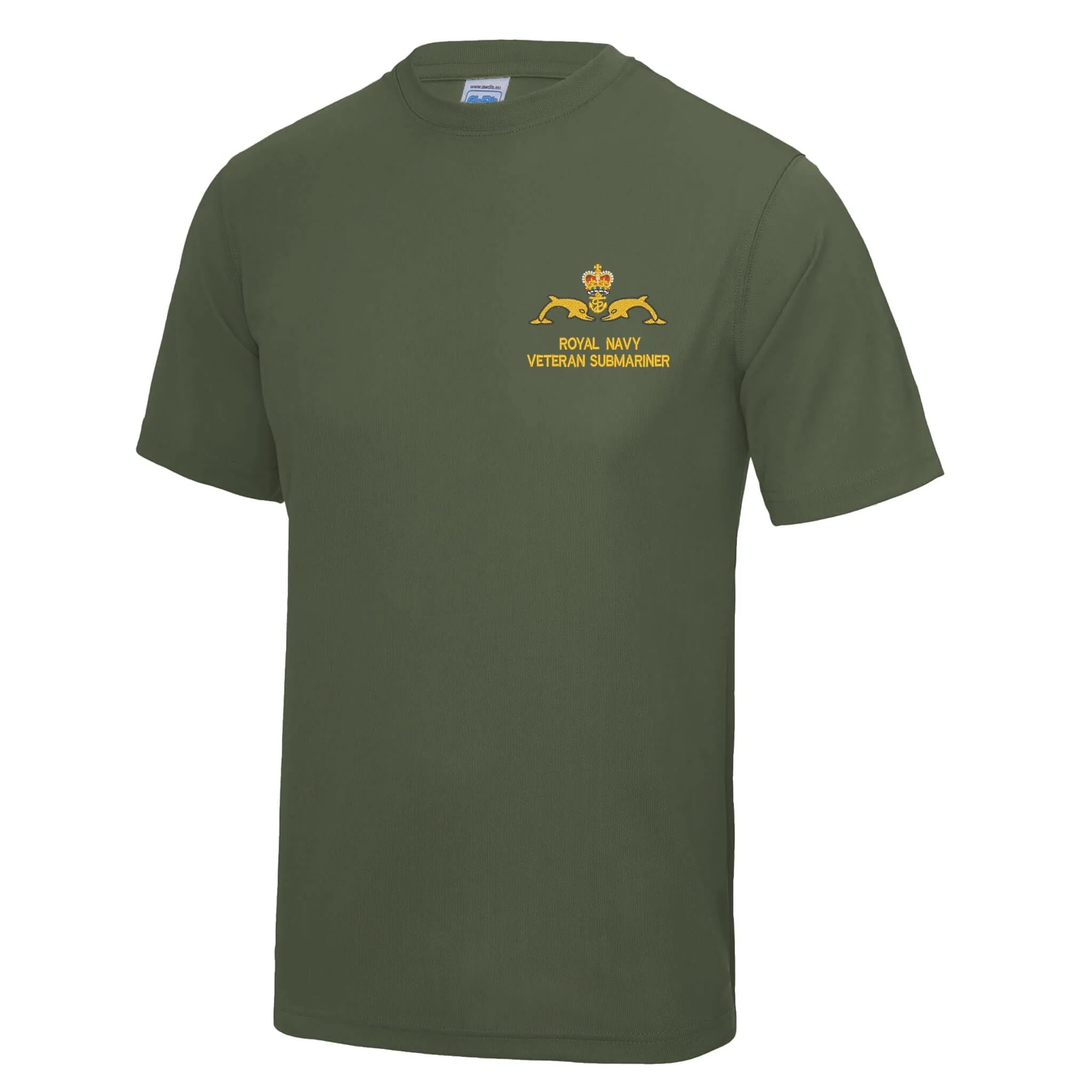 Royal Navy Veteran Submariner Polyester T-Shirt - Image 4