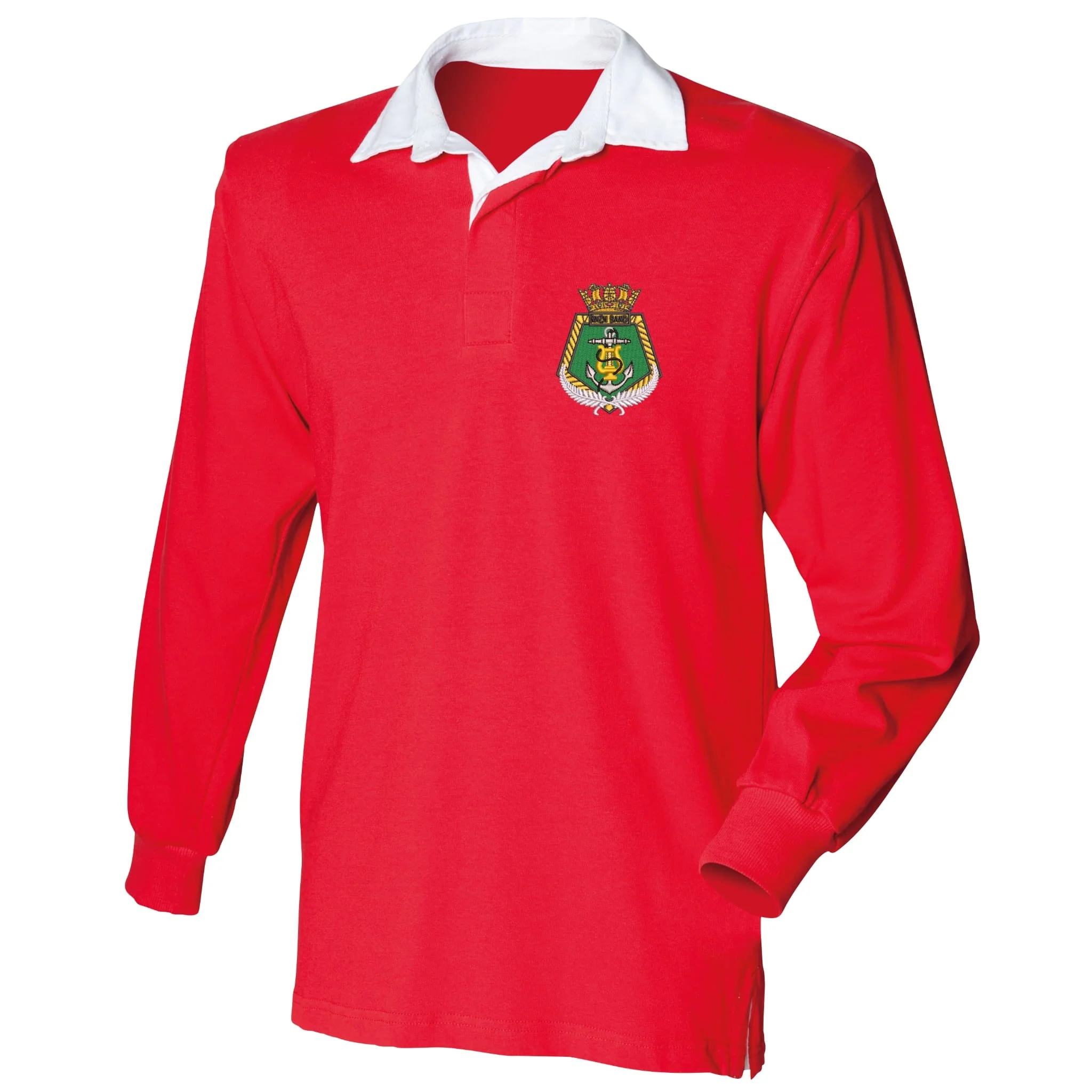 Royal New Zealand Navy Band Front Row Long Sleeve Rugby Shirt - Image 6