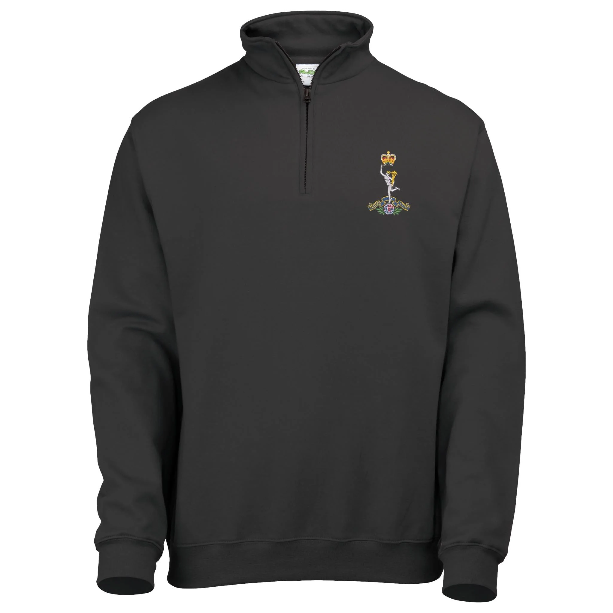 Royal Corps of Signals Quarter Zip Sweatshirt - Image 4