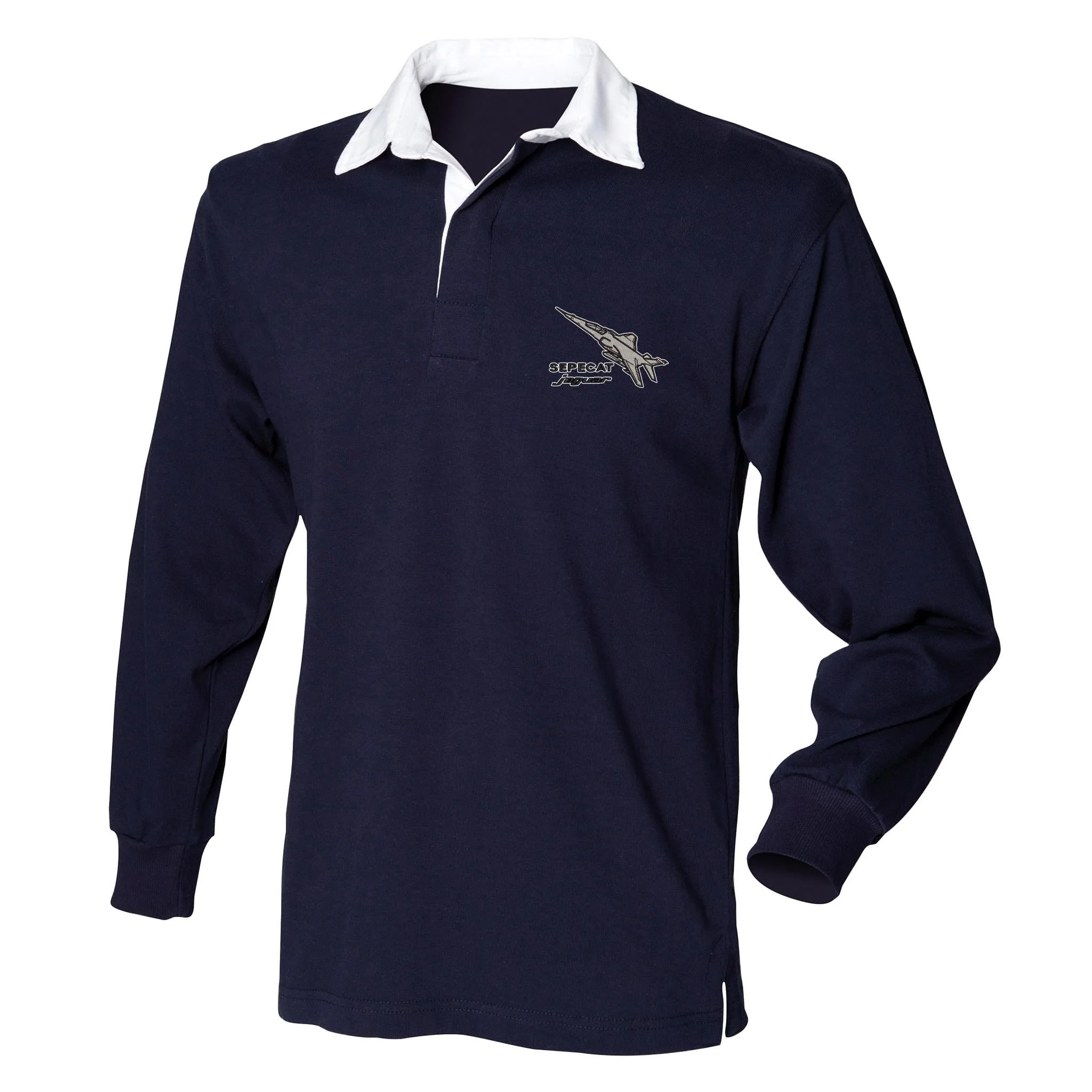SEPECAT Jaguar Front Row Long Sleeve Rugby Shirt - Image 7