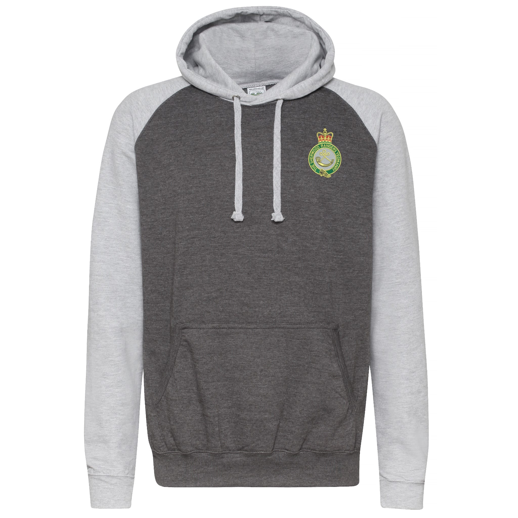 Sherwood Rangers Yeomanry Contrast Hoodie - Image 3