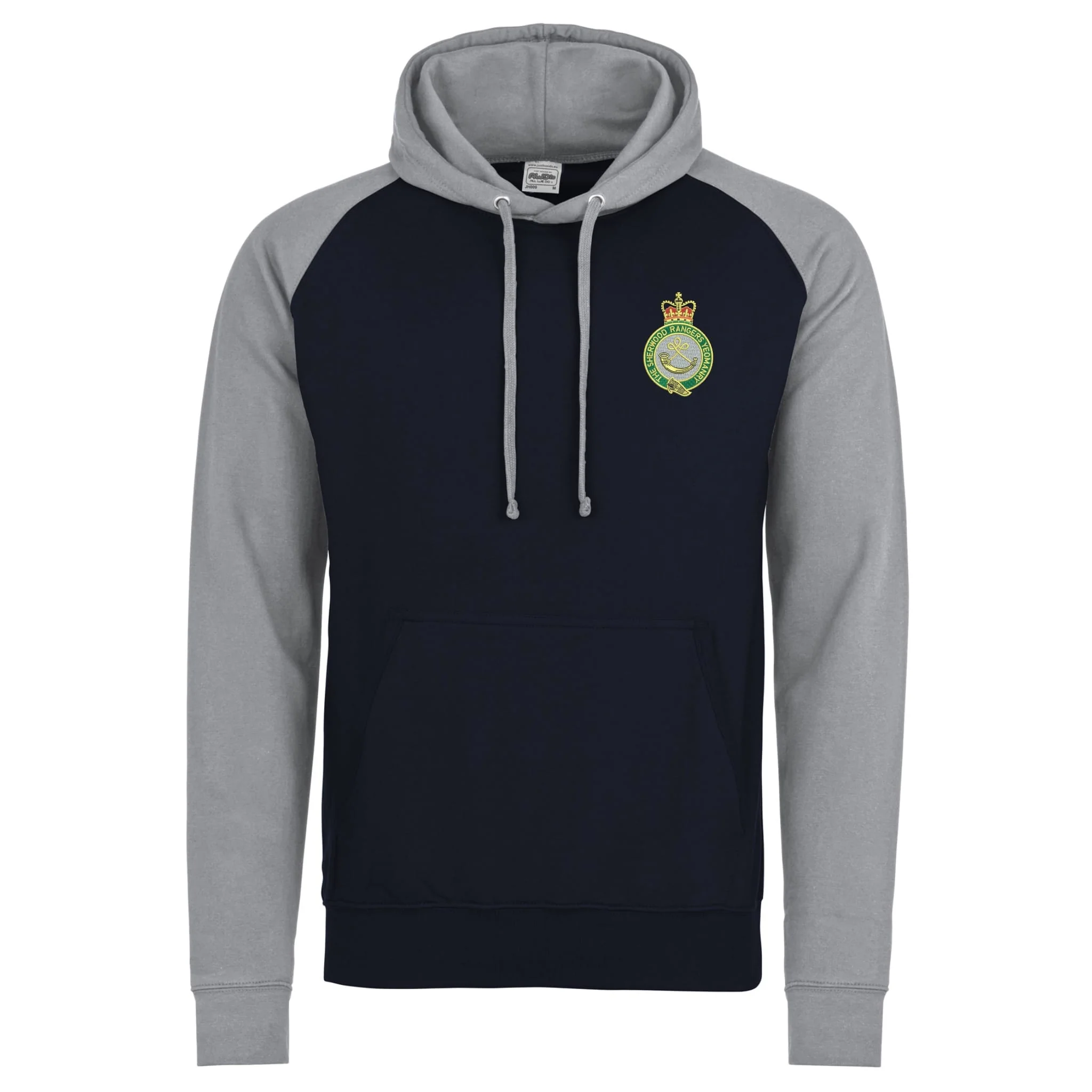 Sherwood Rangers Yeomanry Contrast Hoodie - Image 4