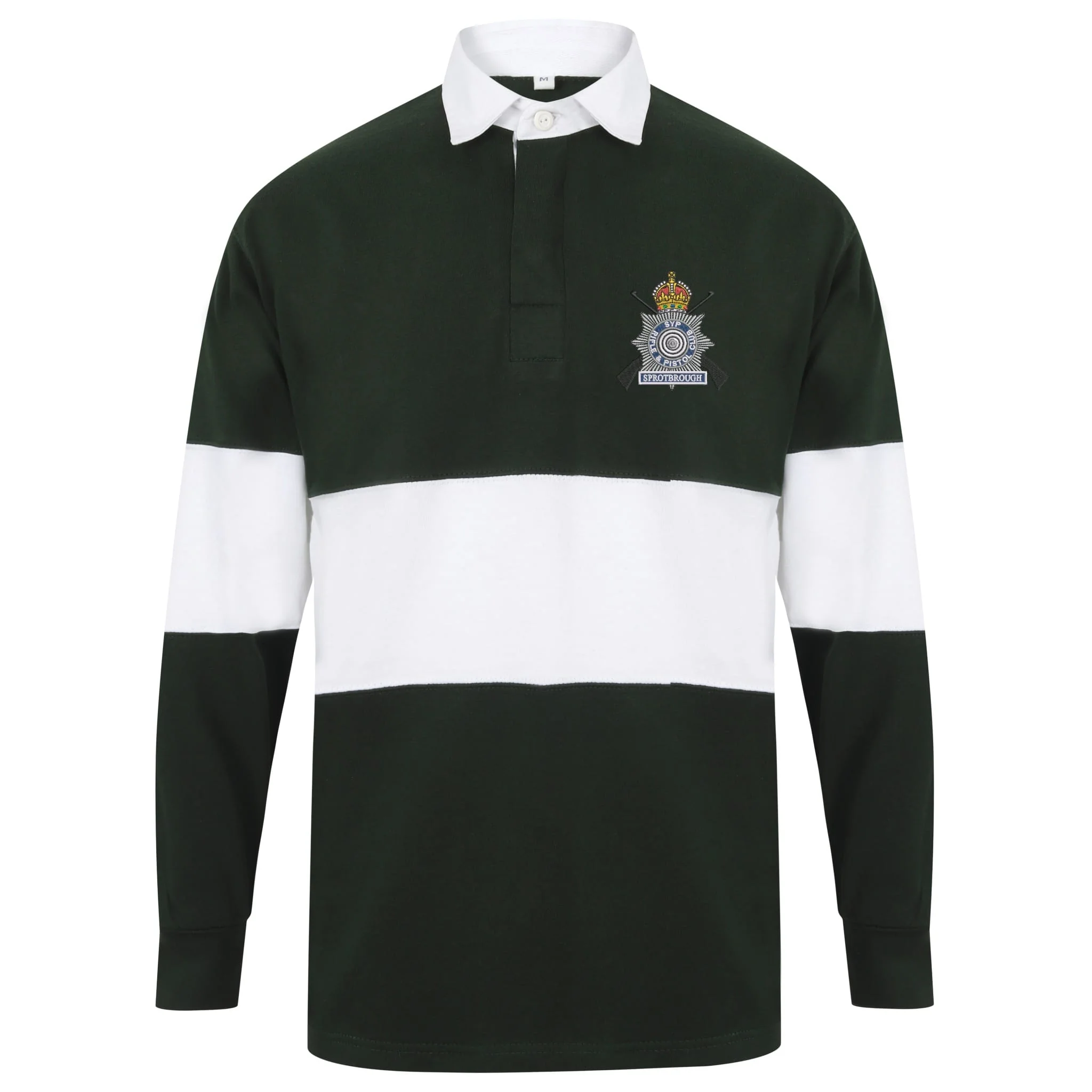 South Yorkshire Police Rifle & Pistol Club Front Row Long Sleeve Panelled Rugby Shirt