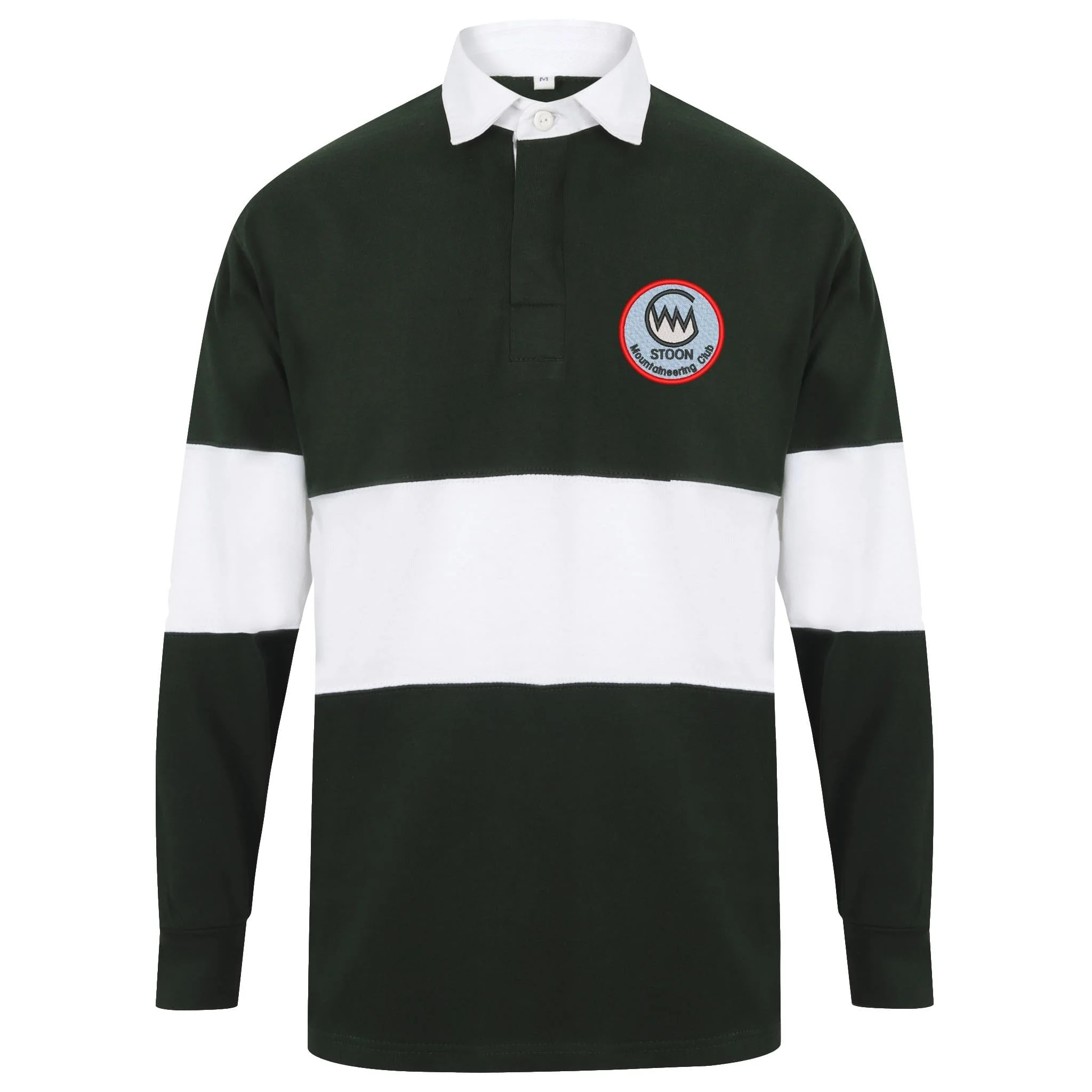 STOON Mountaineering Club Front Row Long Sleeve Panelled Rugby Shirt