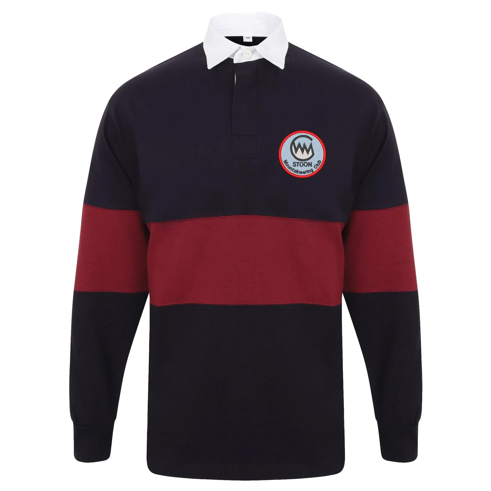 STOON Mountaineering Club Front Row Long Sleeve Panelled Rugby Shirt - Image 2