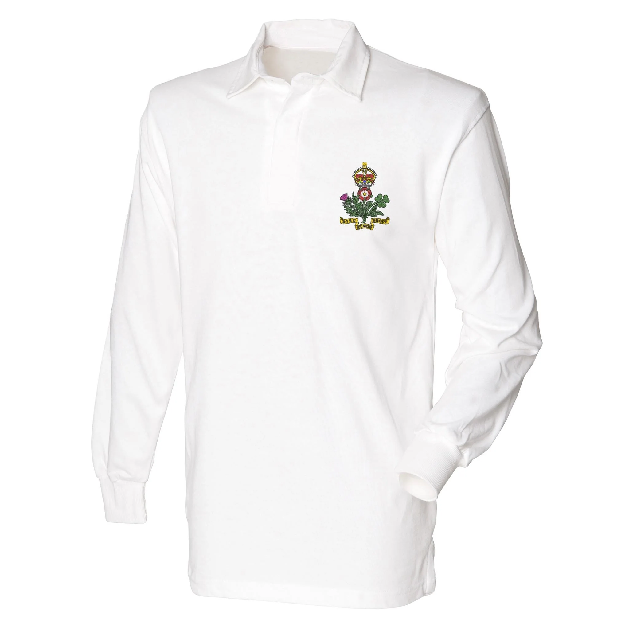 The King's Body Guard of the Yeomen of the Guard Front Row Long Sleeve Rugby Shirt - Image 4
