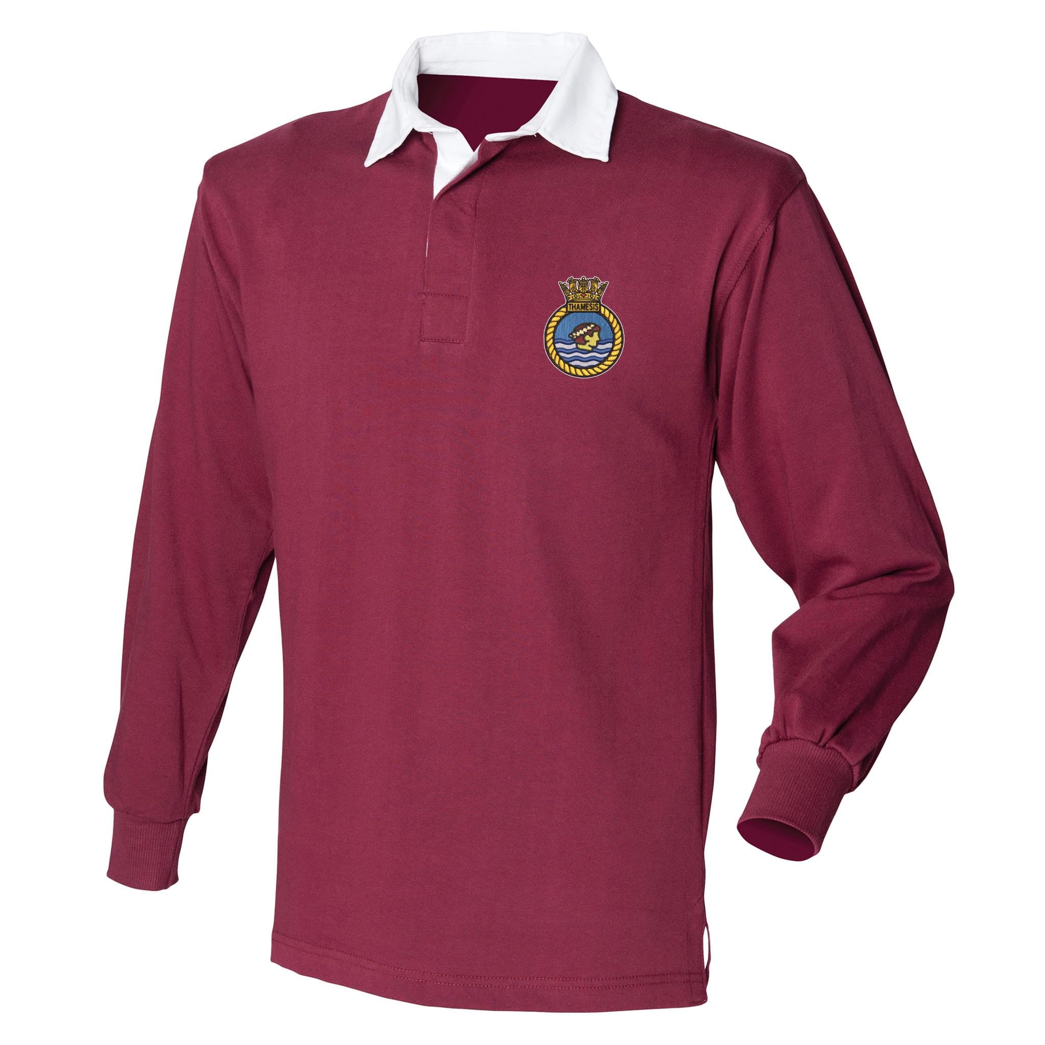 TS THAMESIS Front Row Long Sleeve Rugby Shirt - Image 2