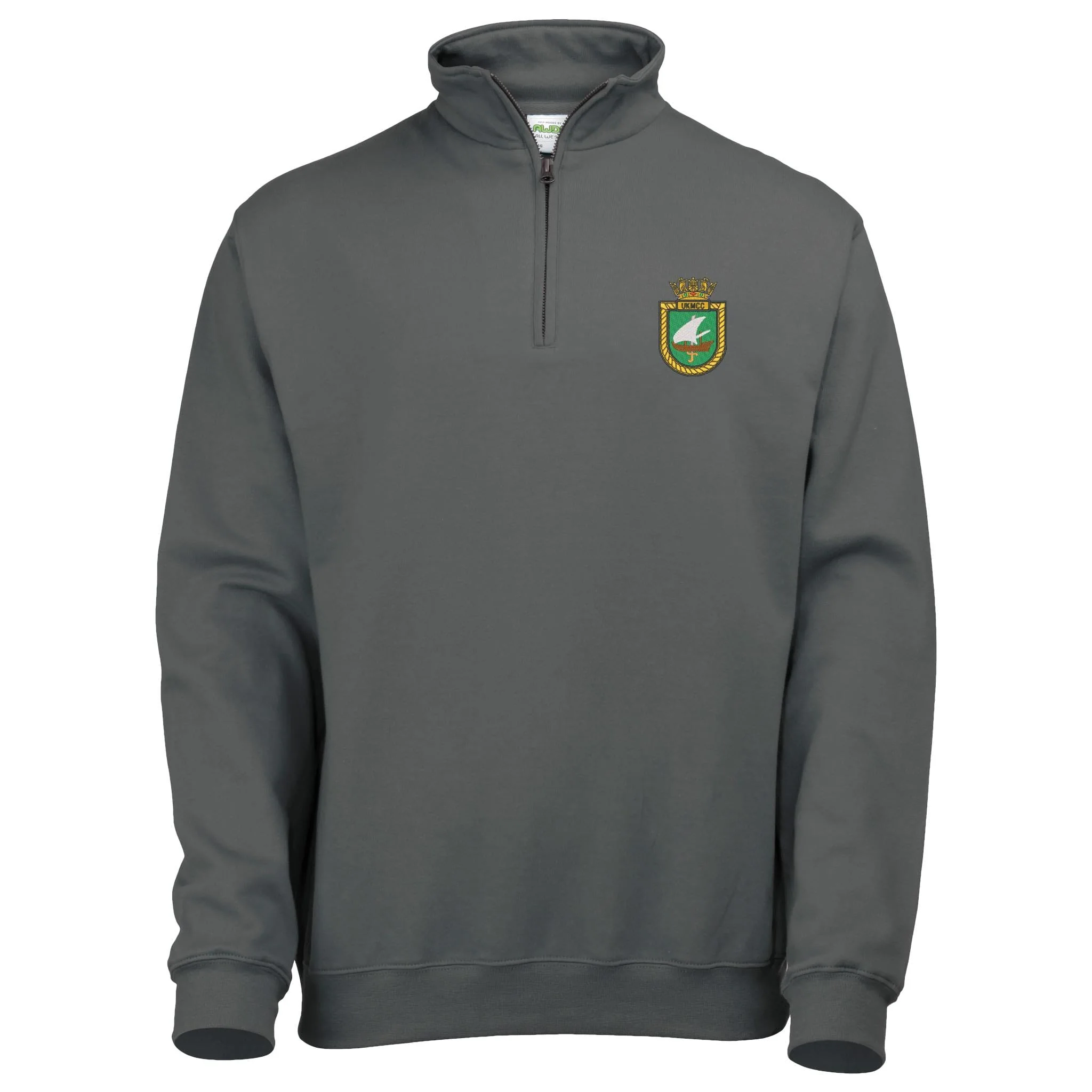 UK Maritime Component Command Quarter Zip Sweatshirt - Image 3