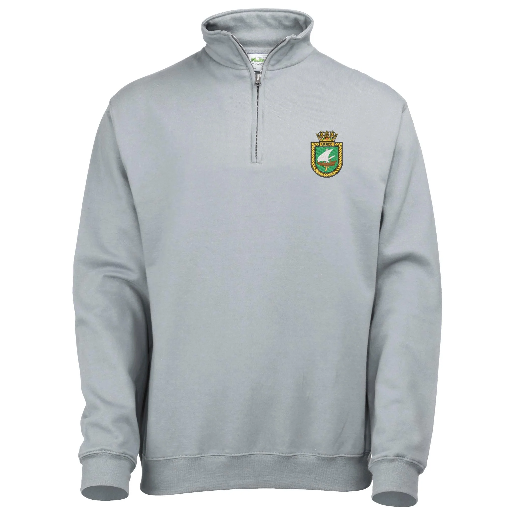 UK Maritime Component Command Quarter Zip Sweatshirt - Image 4