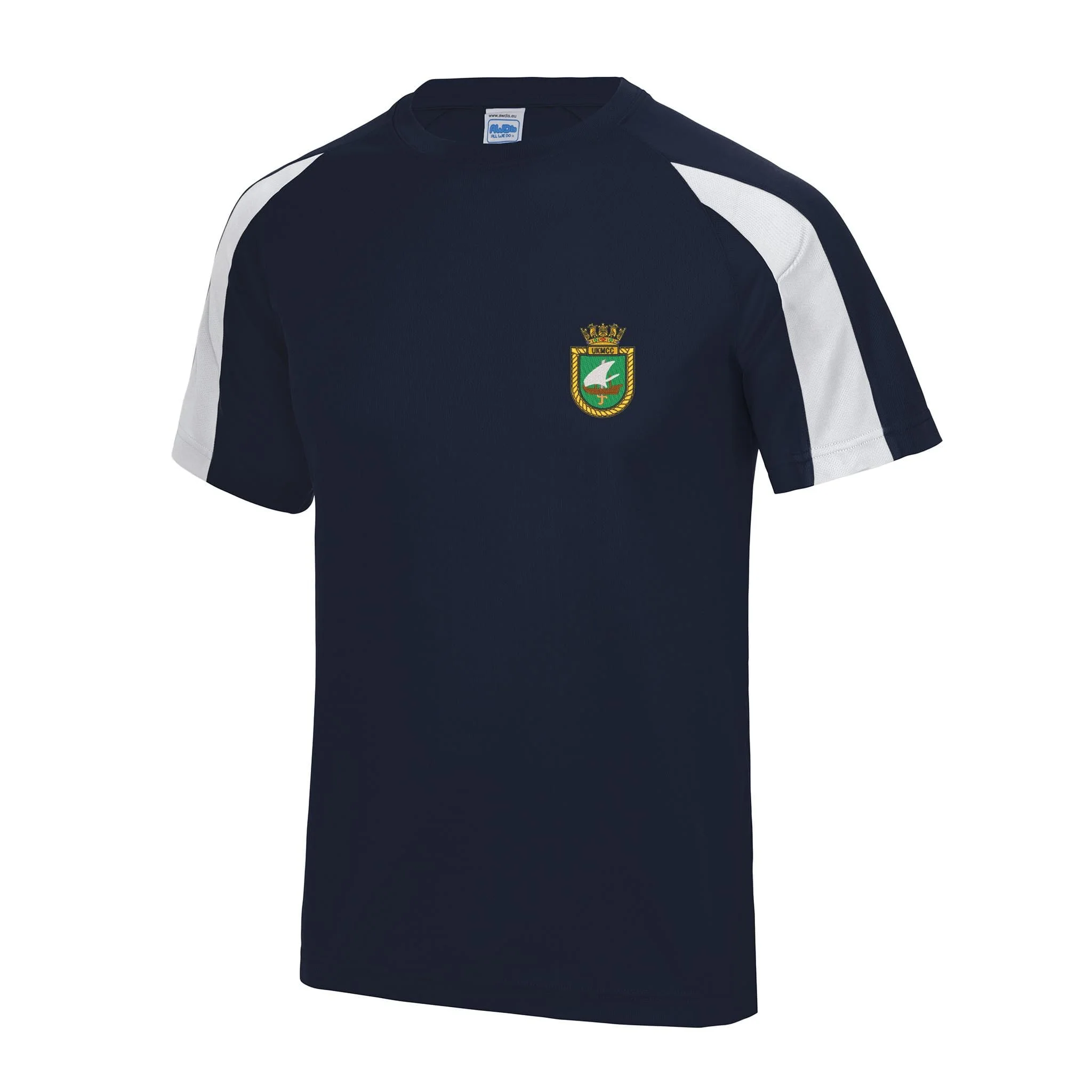 UK Maritime Component Command Contrast Polyester T-Shirt - Image 3