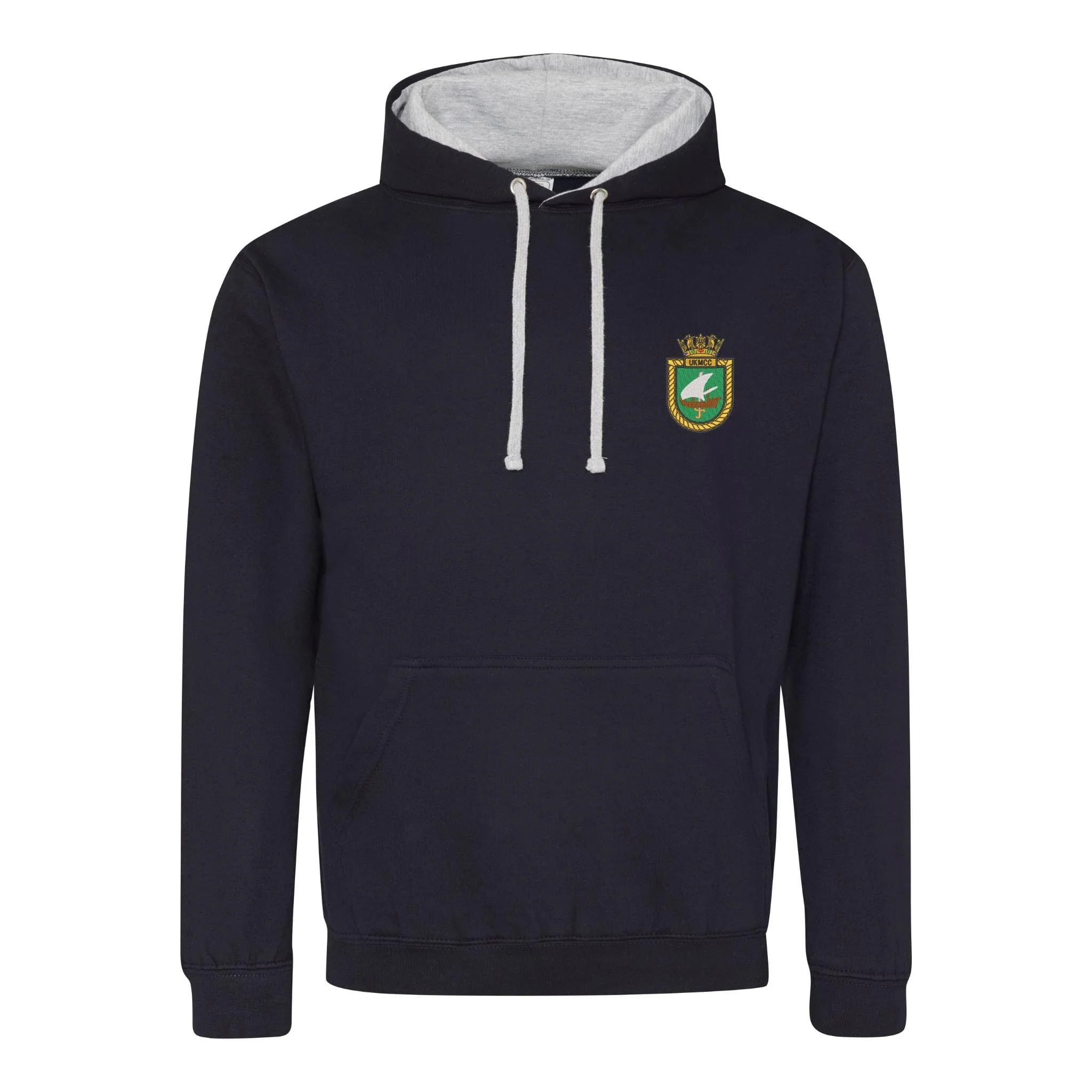 UK Maritime Component Command Varsity Contrast Hoodie - Image 3