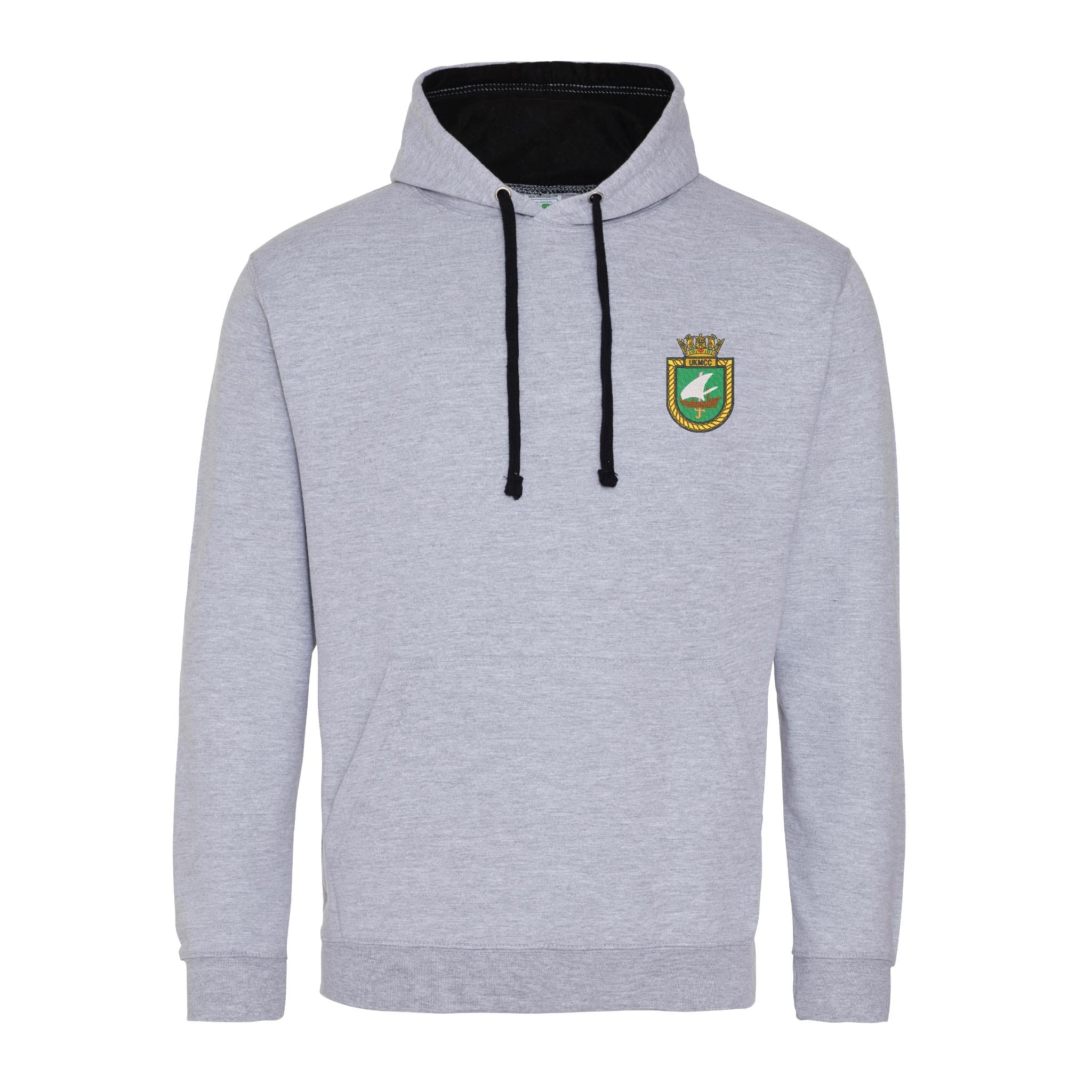 UK Maritime Component Command Varsity Contrast Hoodie - Image 6