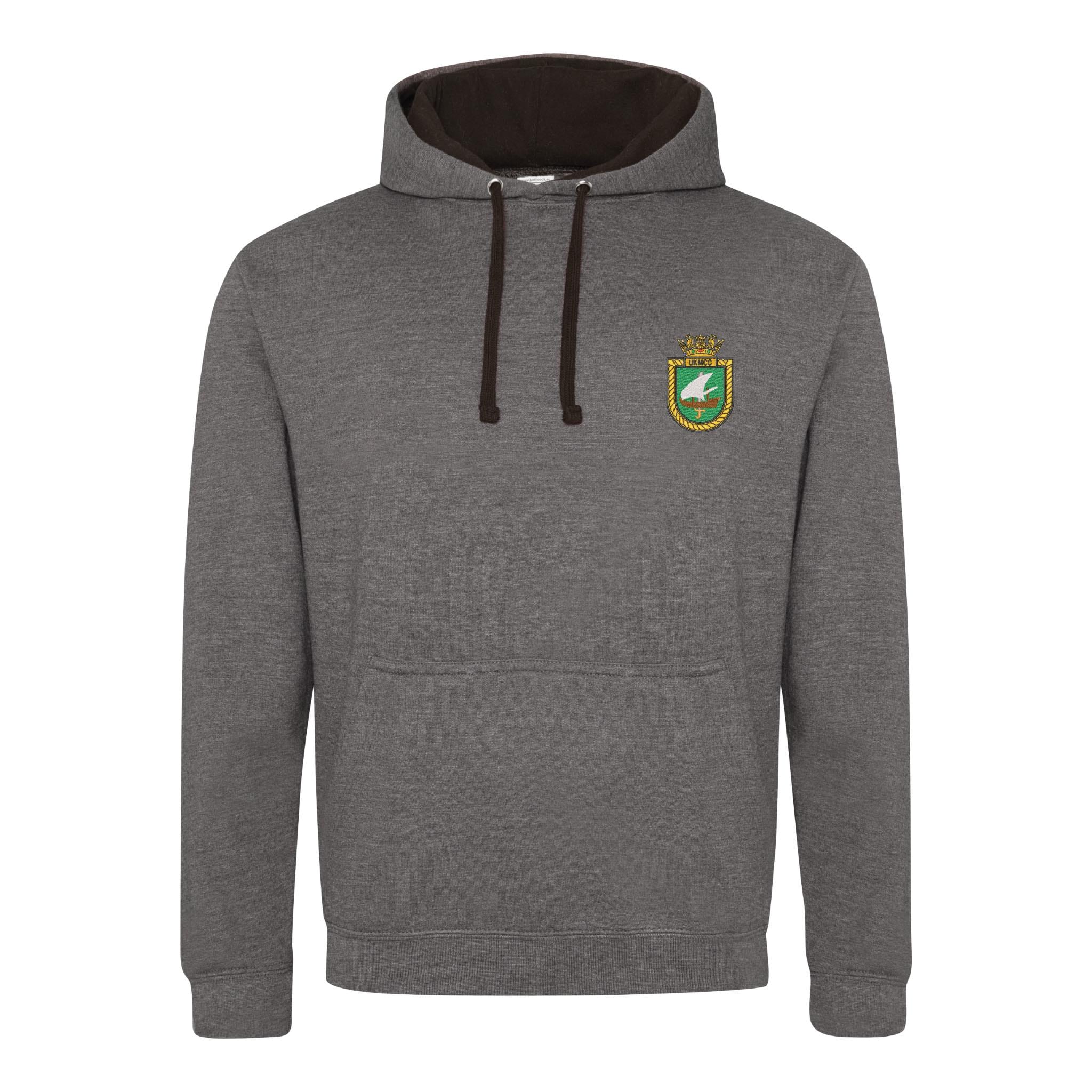 UK Maritime Component Command Varsity Contrast Hoodie - Image 9