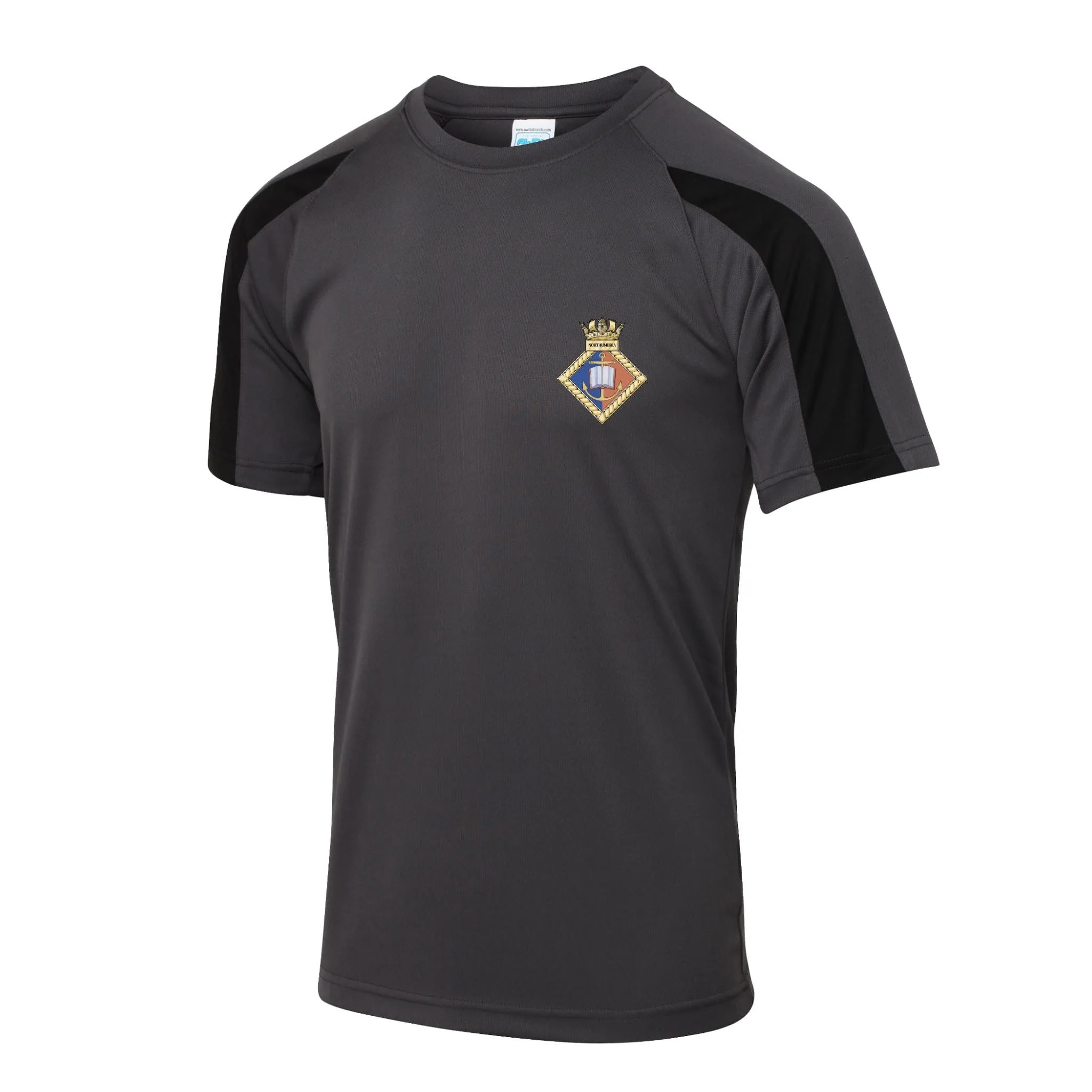 URNU Northumbria Contrast Polyester T-Shirt - Image 6