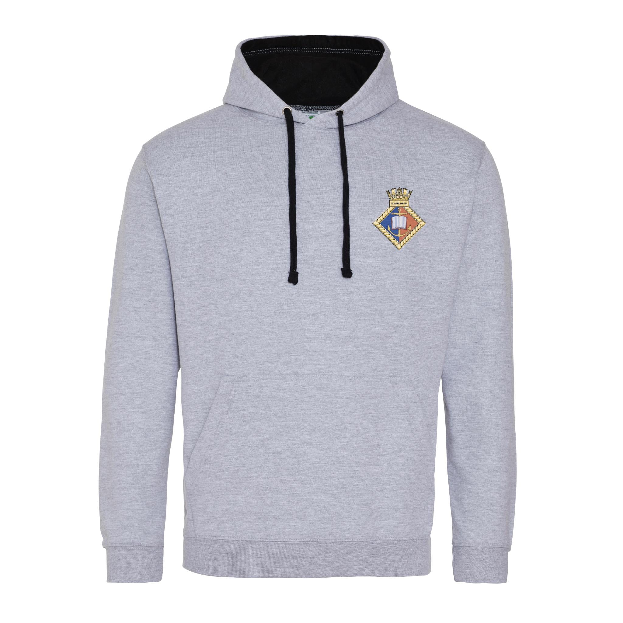 URNU Northumbria Varsity Contrast Hoodie - Image 7