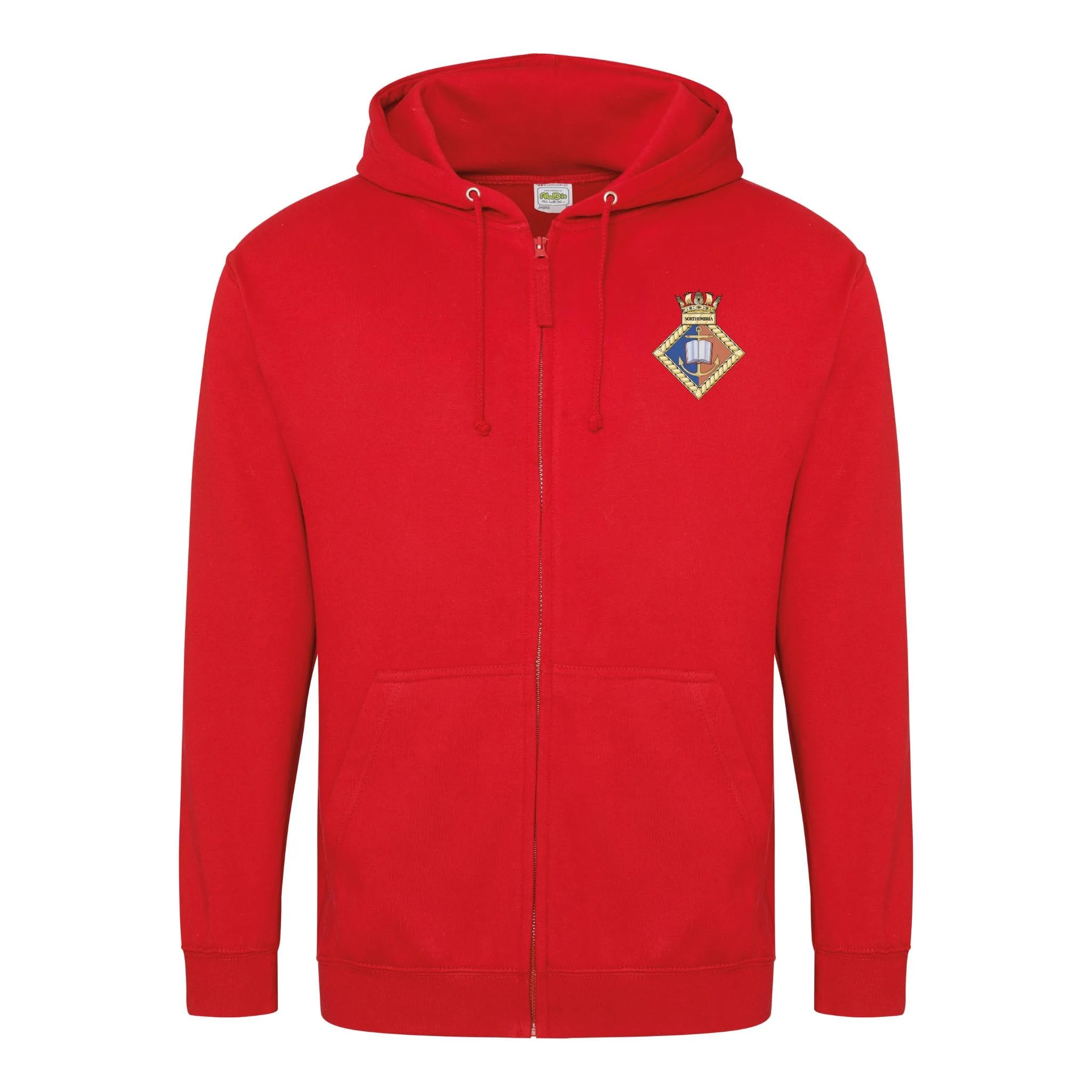 URNU Northumbria Zipped Hoodie - Image 2