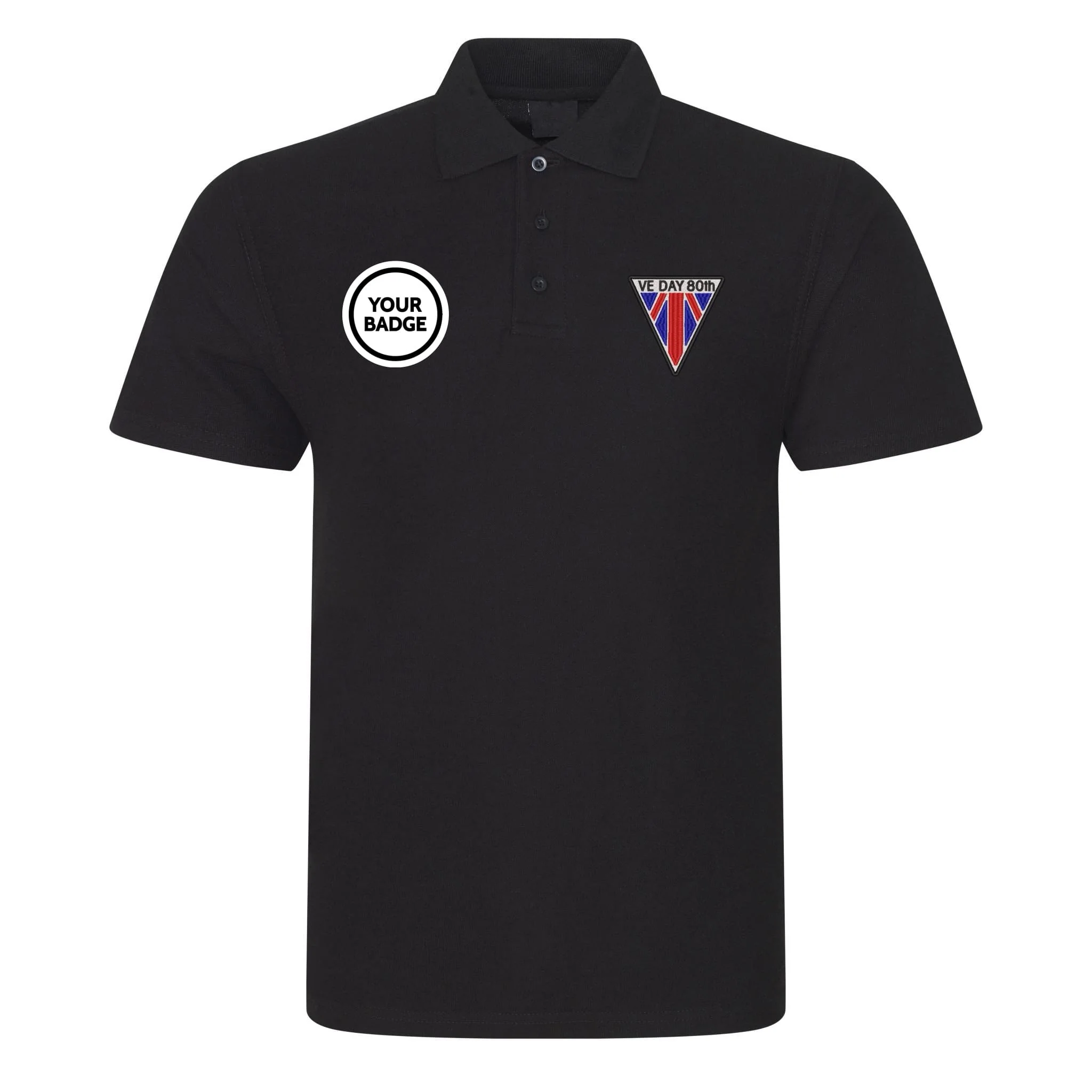 VE-Day 80th Anniversary Polo Shirt - Image 2