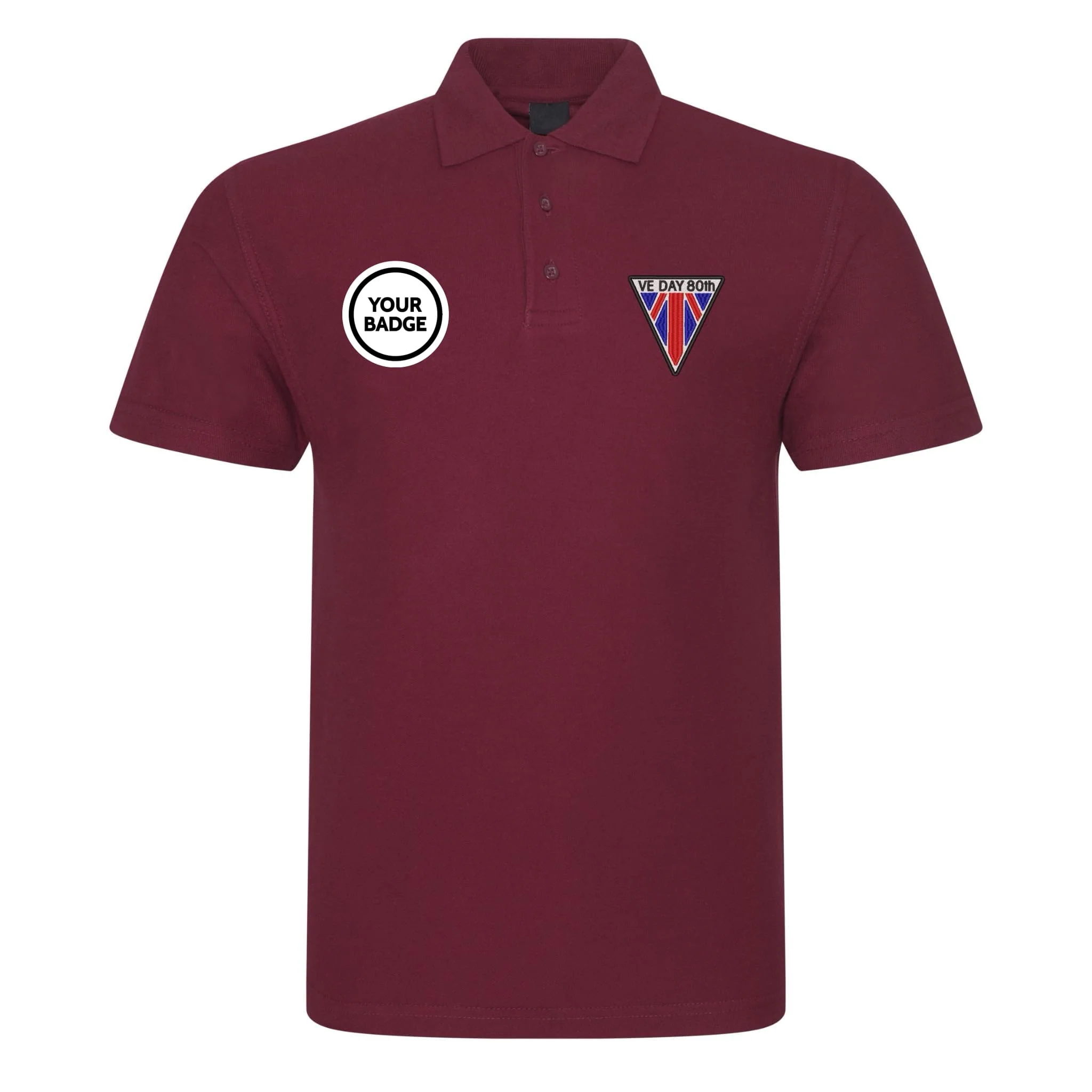VE-Day 80th Anniversary Polo Shirt - Image 4