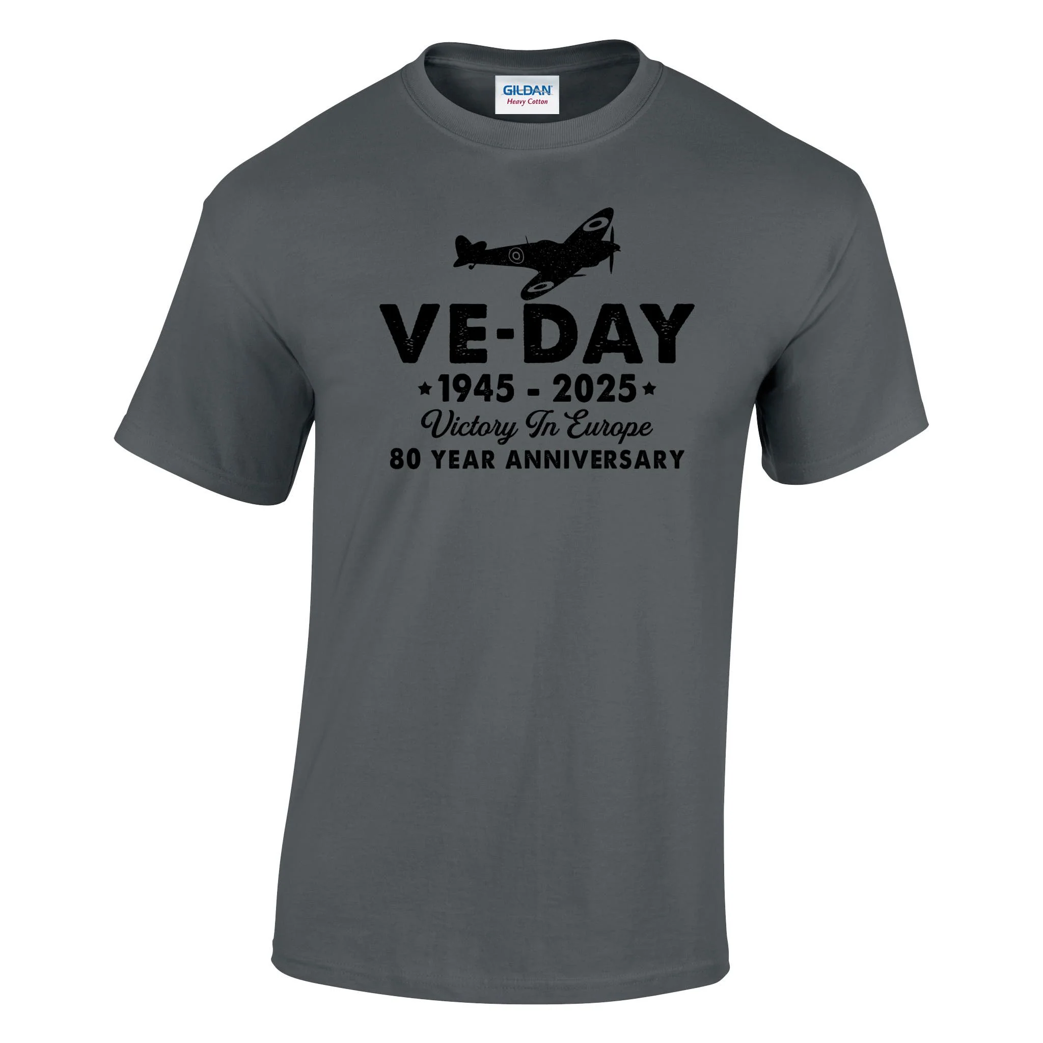 VE-Day Spitfire Printed T-Shirt - Image 3