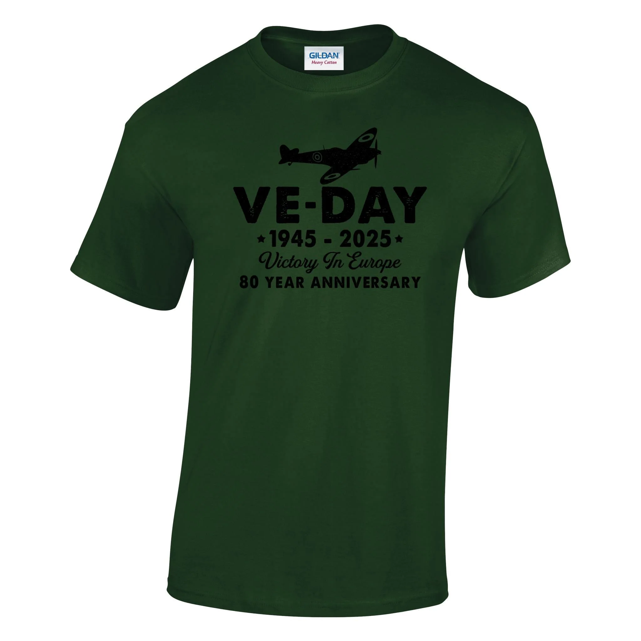 VE-Day Spitfire Printed T-Shirt - Image 4