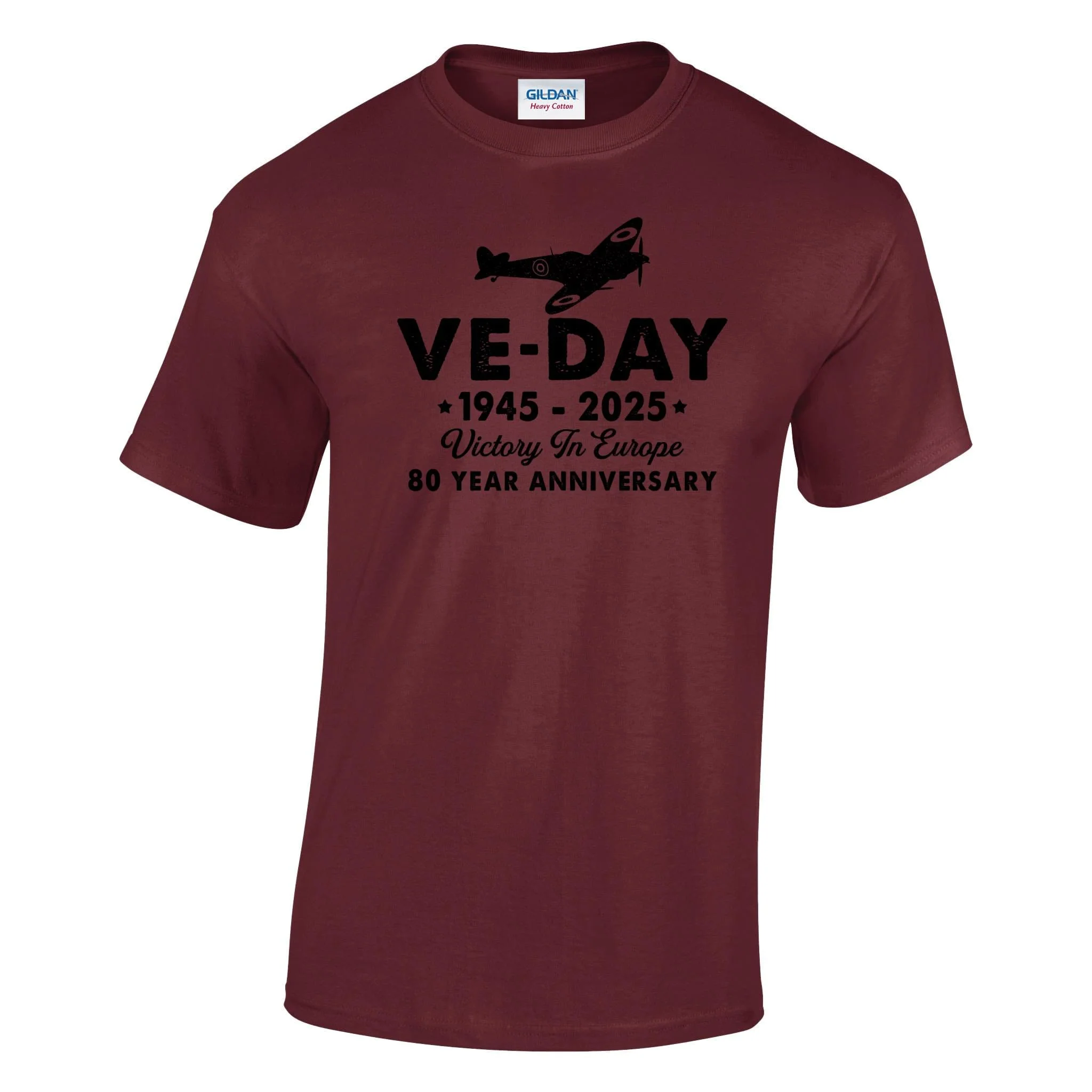 VE-Day Spitfire Printed T-Shirt - Image 5