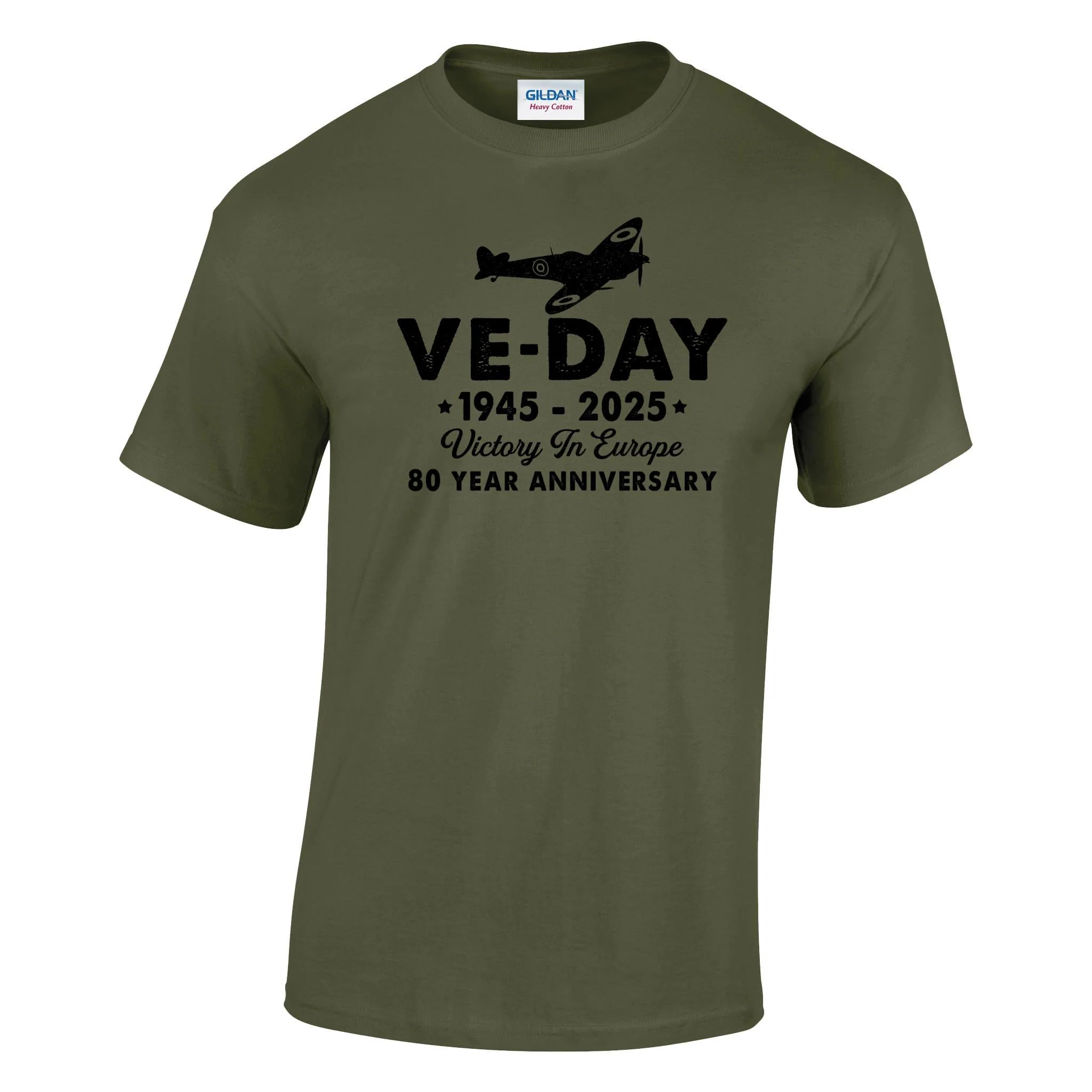 VE-Day Spitfire Printed T-Shirt - Image 6