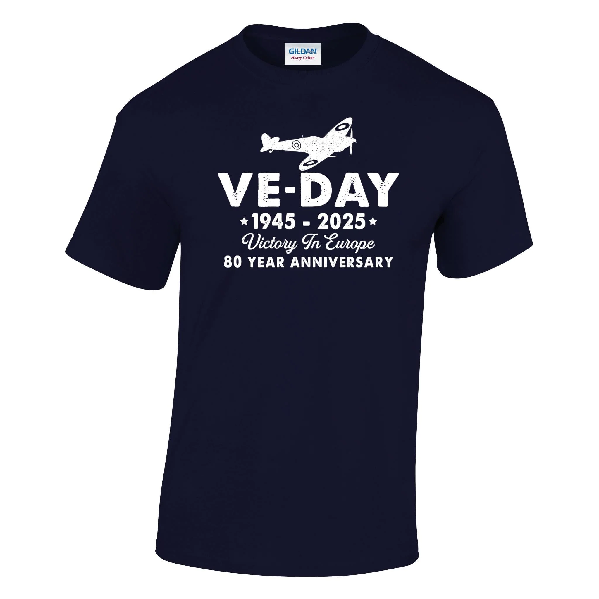 VE-Day Spitfire Printed T-Shirt - Image 7