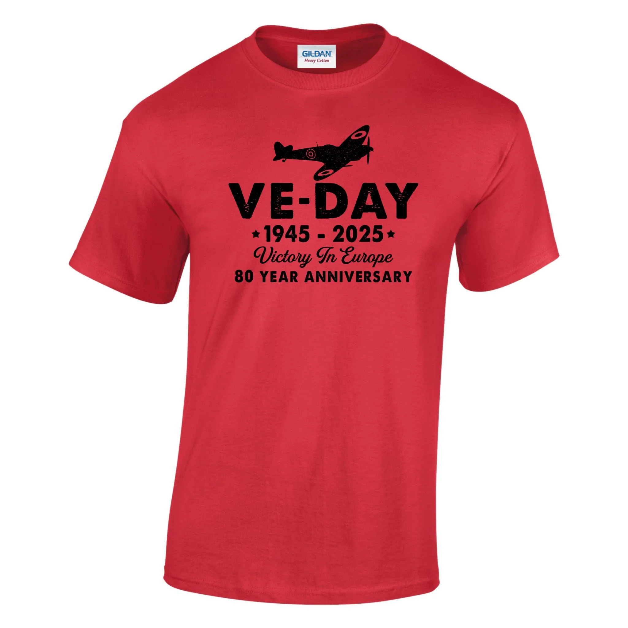 VE-Day Spitfire Printed T-Shirt - Image 8