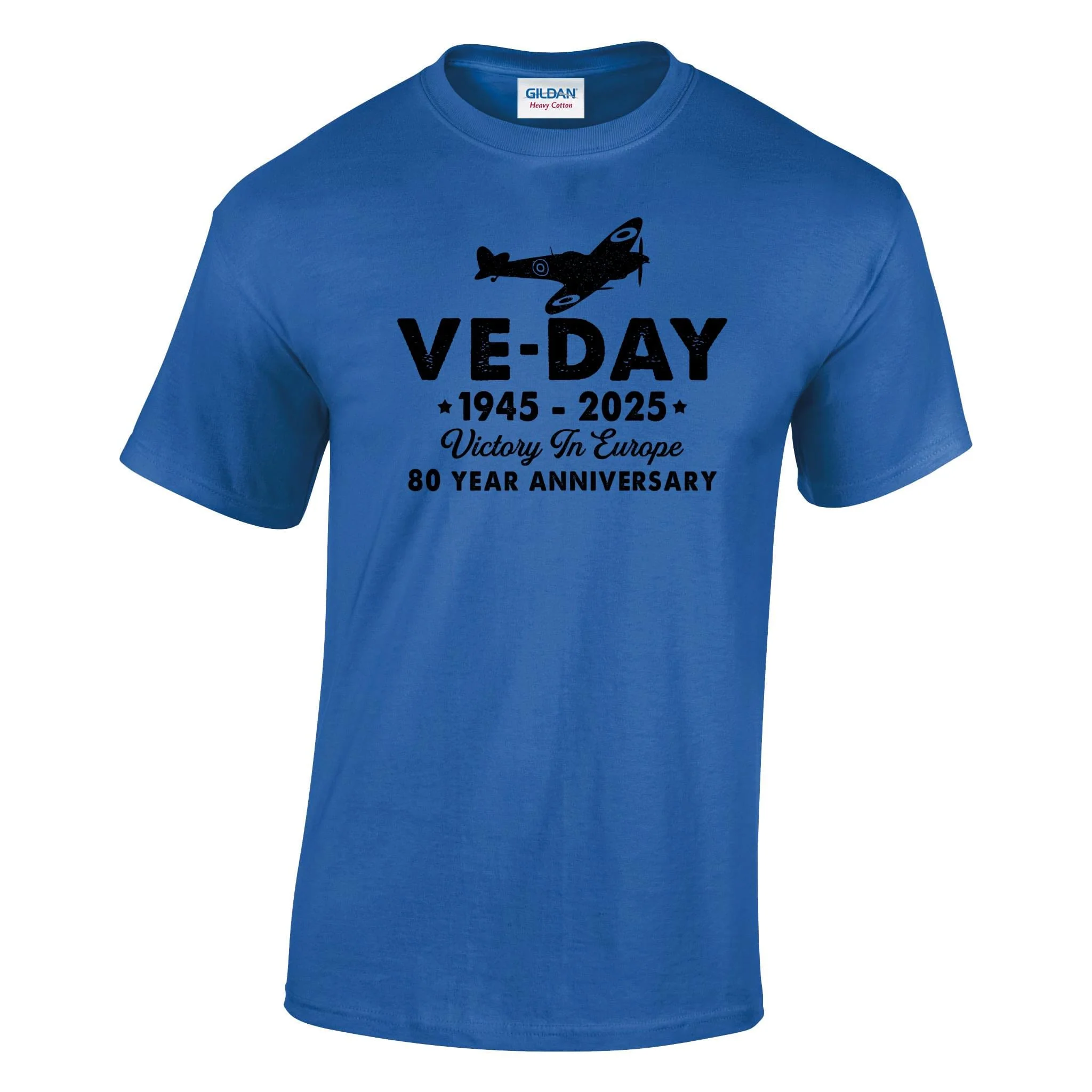 VE-Day Spitfire Printed T-Shirt - Image 9