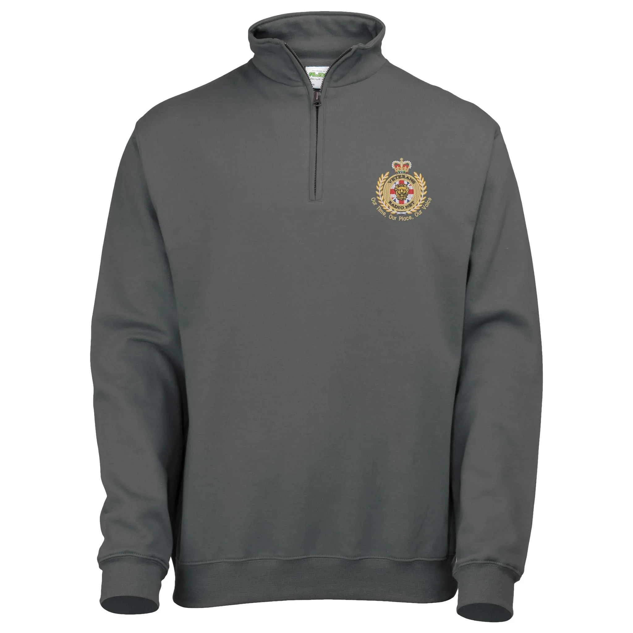 Veterans Radio Net 1/4 Zip Sweatshirt - Image 3