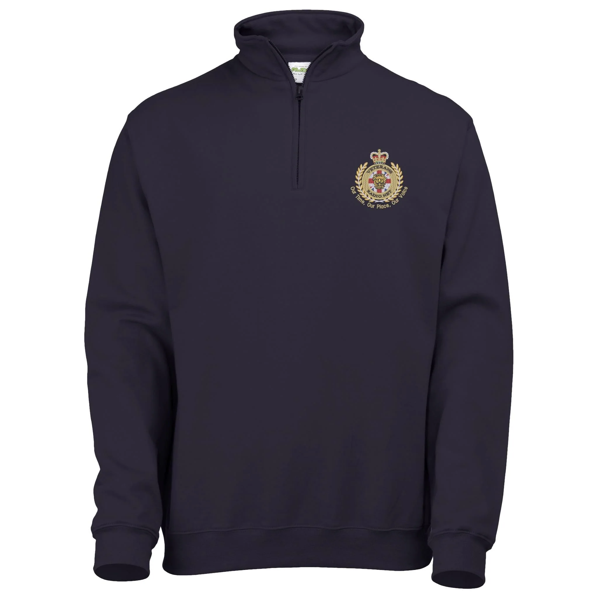 Veterans Radio Net 1/4 Zip Sweatshirt - Image 5