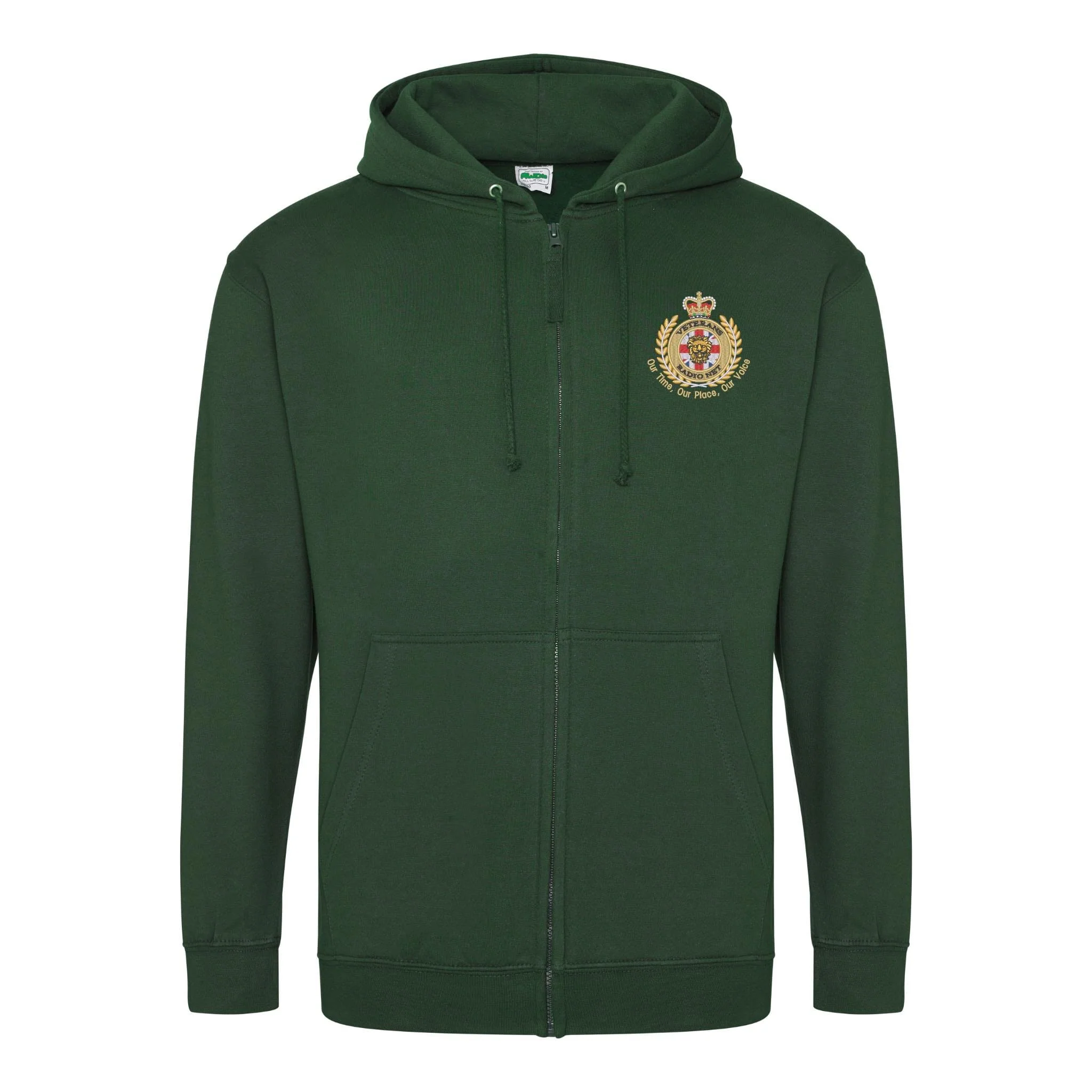 Veterans Radio Net Zipped Hoodie - Image 6