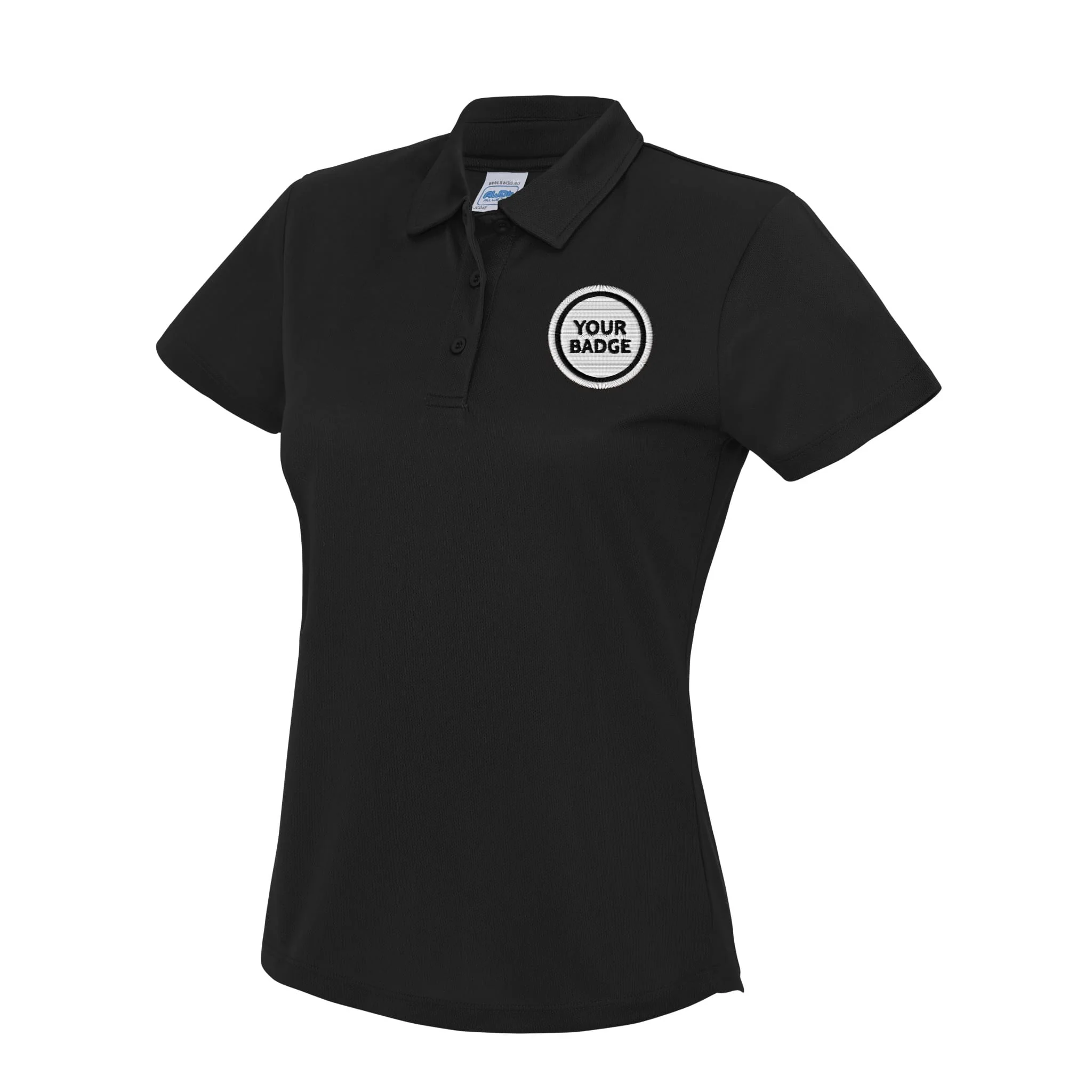 Womens Cool Polo - Choose Your Badge - Image 4