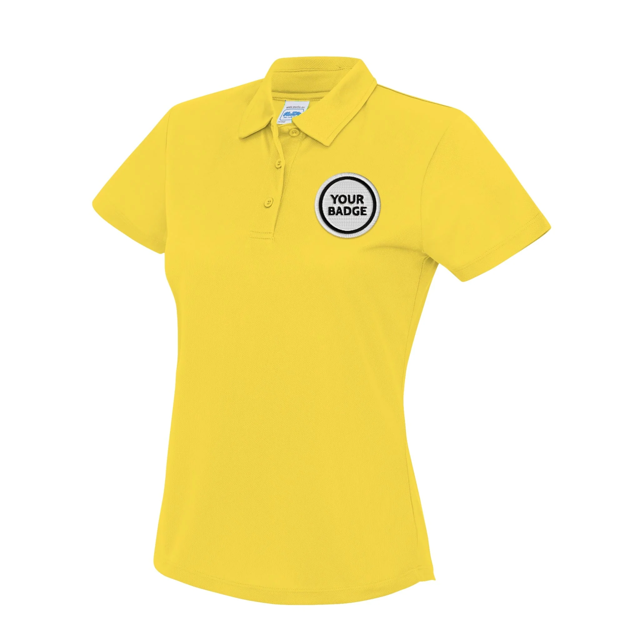Womens Cool Polo - Choose Your Badge - Image 6