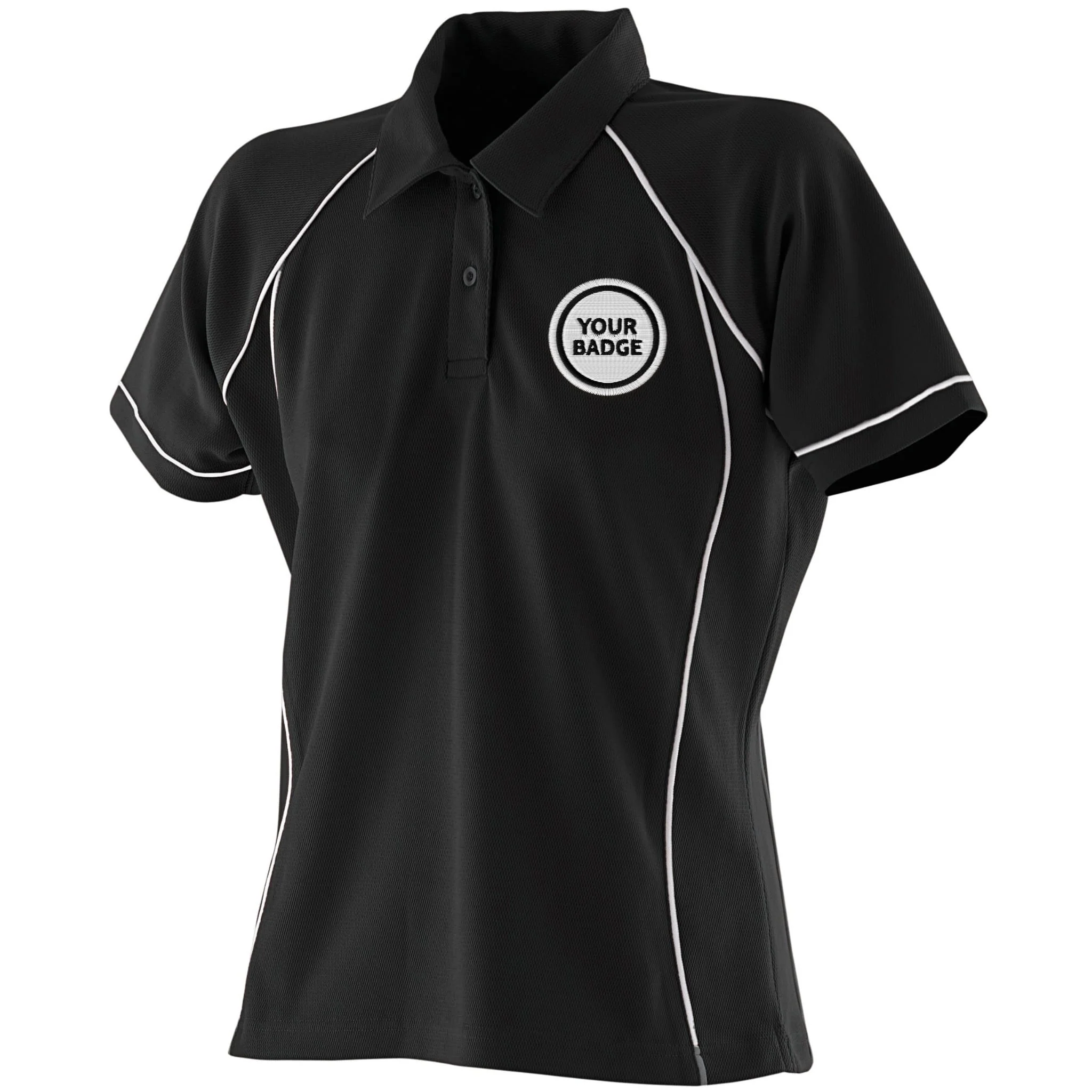 Womens Performance Polo - Choose Your Badge - Image 3
