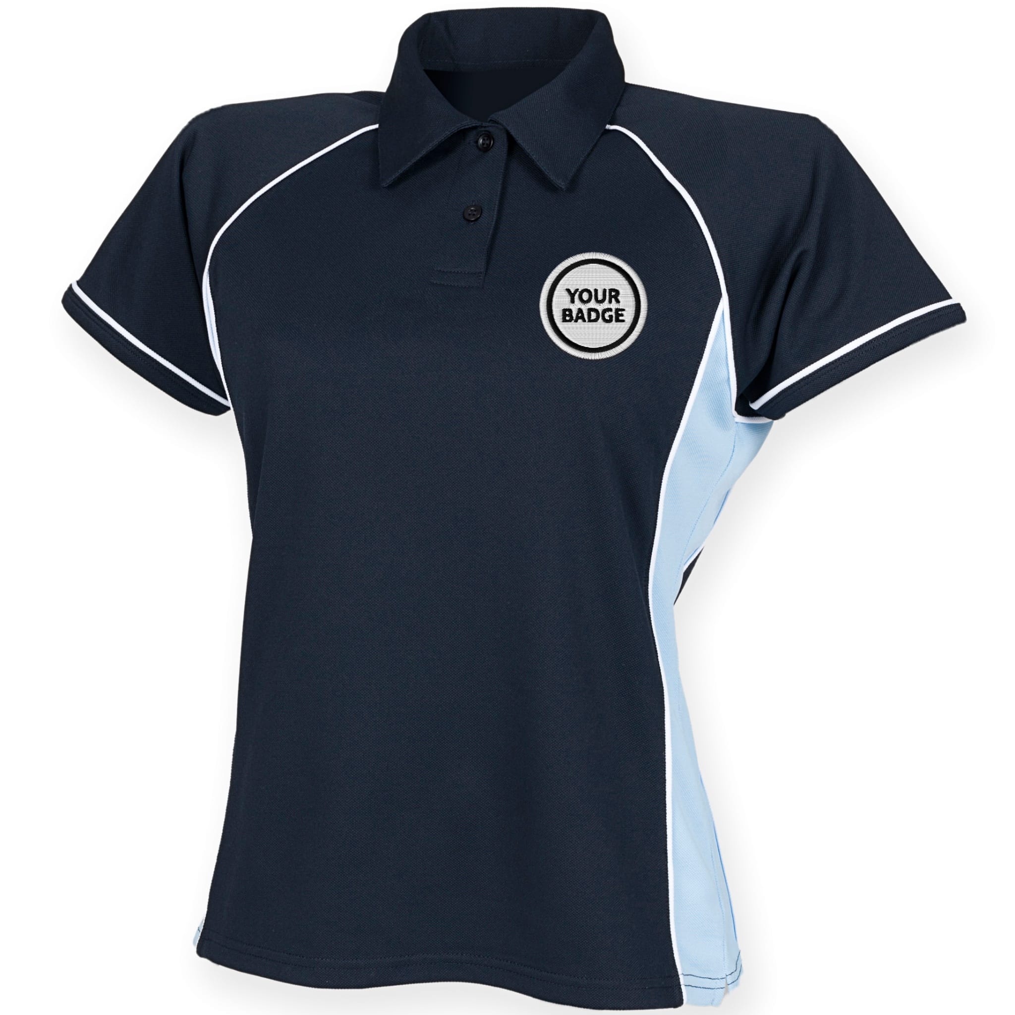 Womens Performance Polo - Choose Your Badge - Image 4