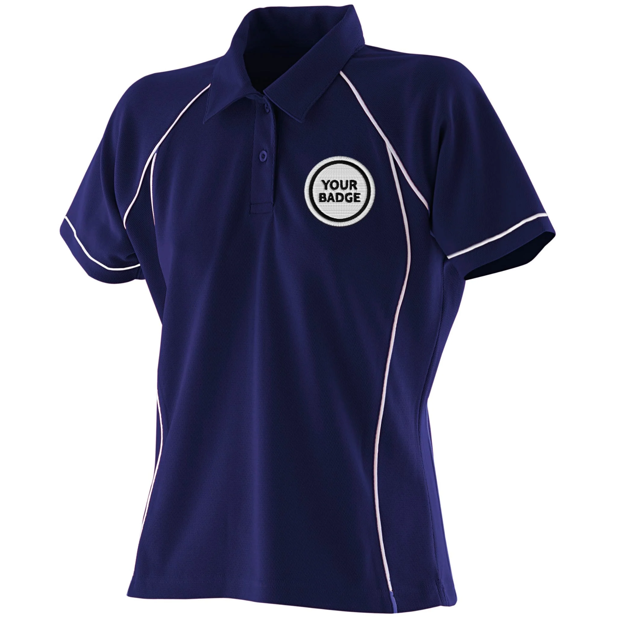 Womens Performance Polo - Choose Your Badge - Image 5