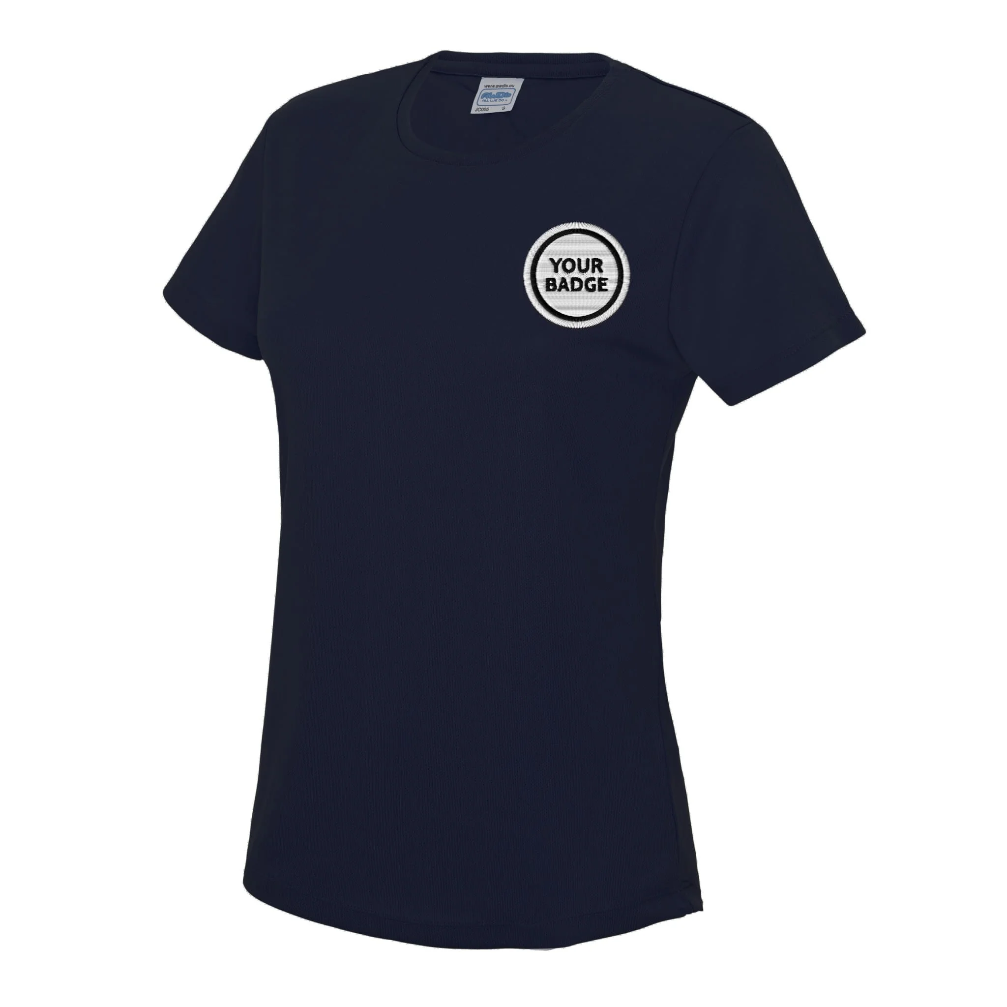 Womens Polyester T-Shirt - Choose Your Badge - Image 4