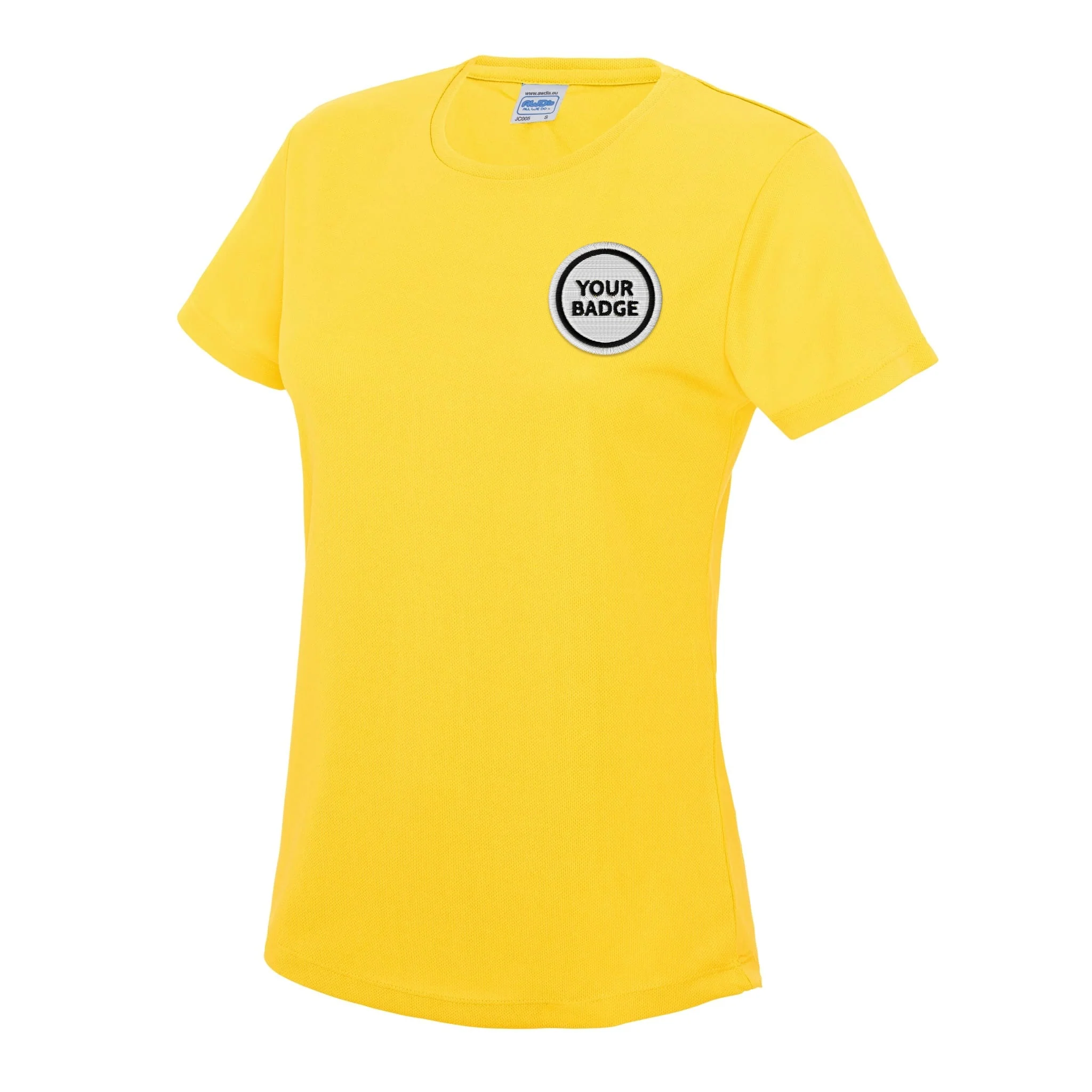 Womens Polyester T-Shirt - Choose Your Badge - Image 7