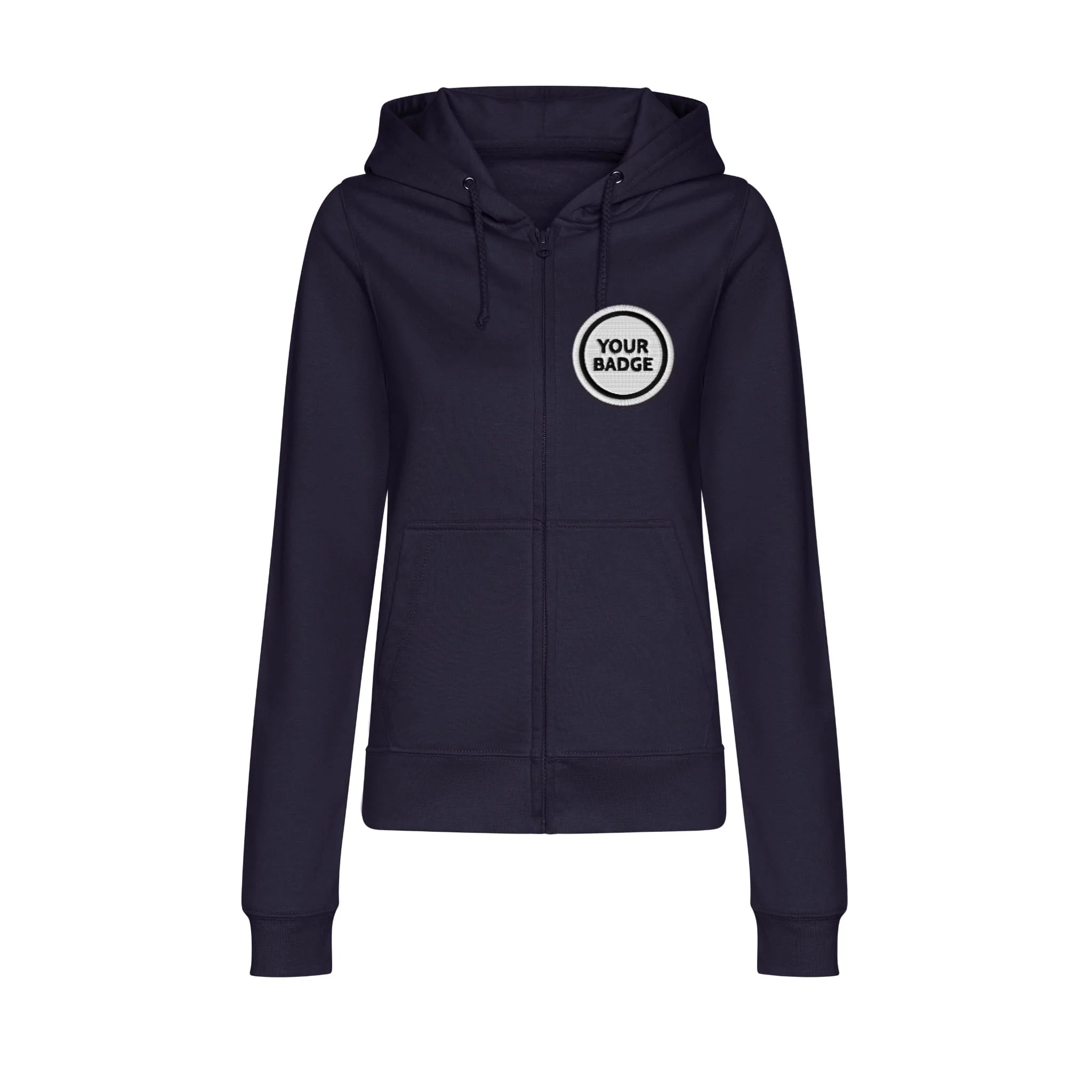 Womens Zipped Hoodie - Choose Your Badge - Image 3