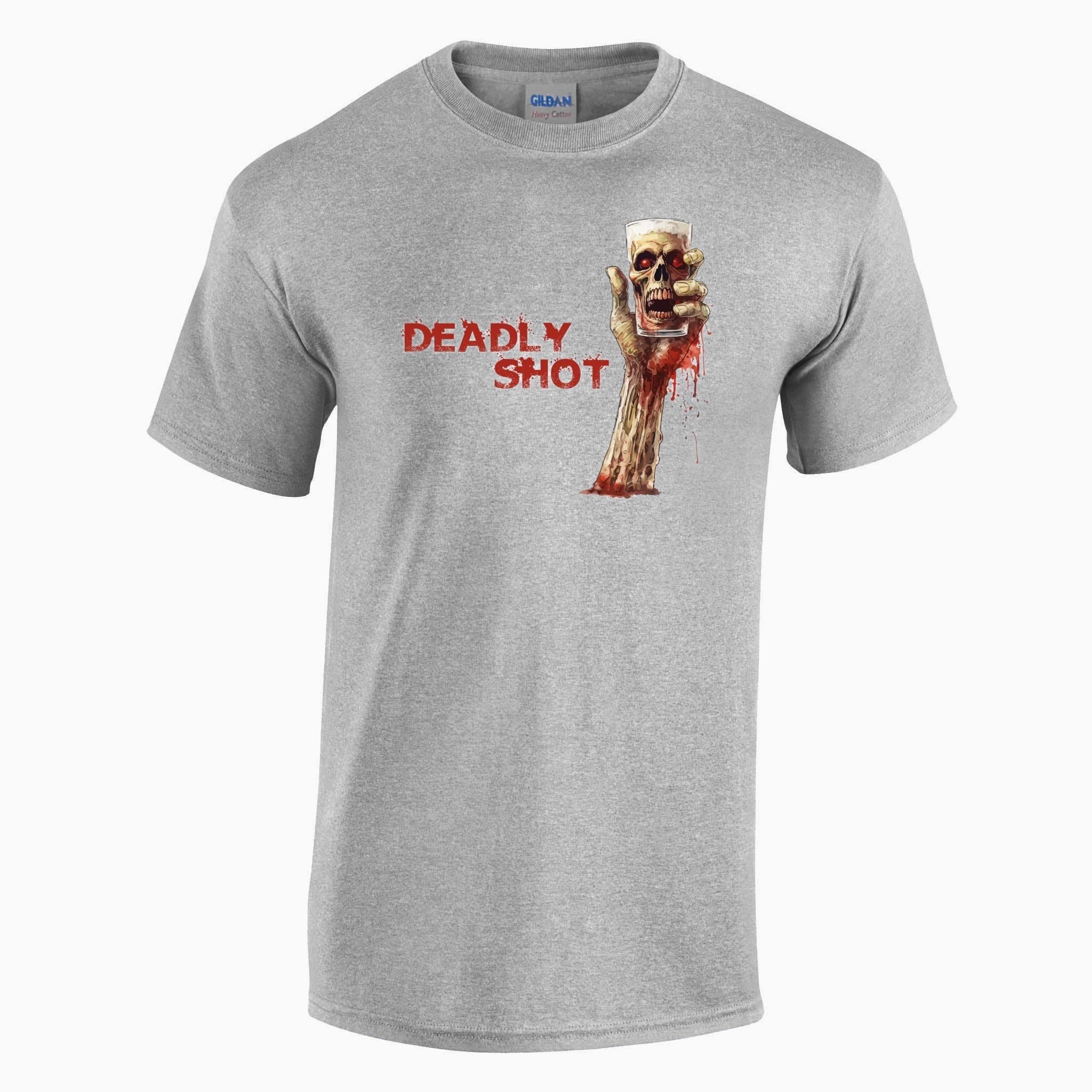 Zombie Deadly Shot Printed T-Shirt - Image 11