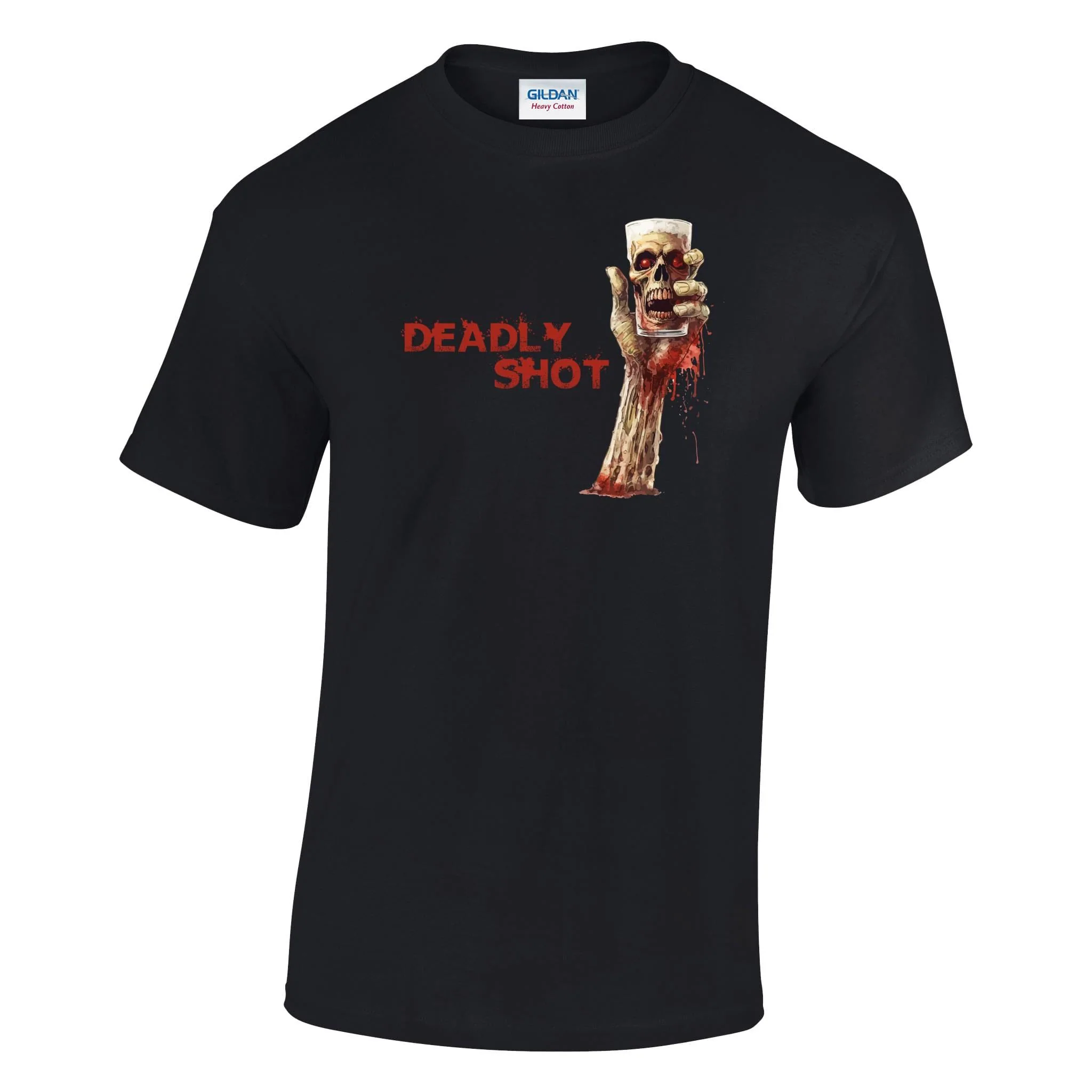 Zombie Deadly Shot Printed T-Shirt - Image 3