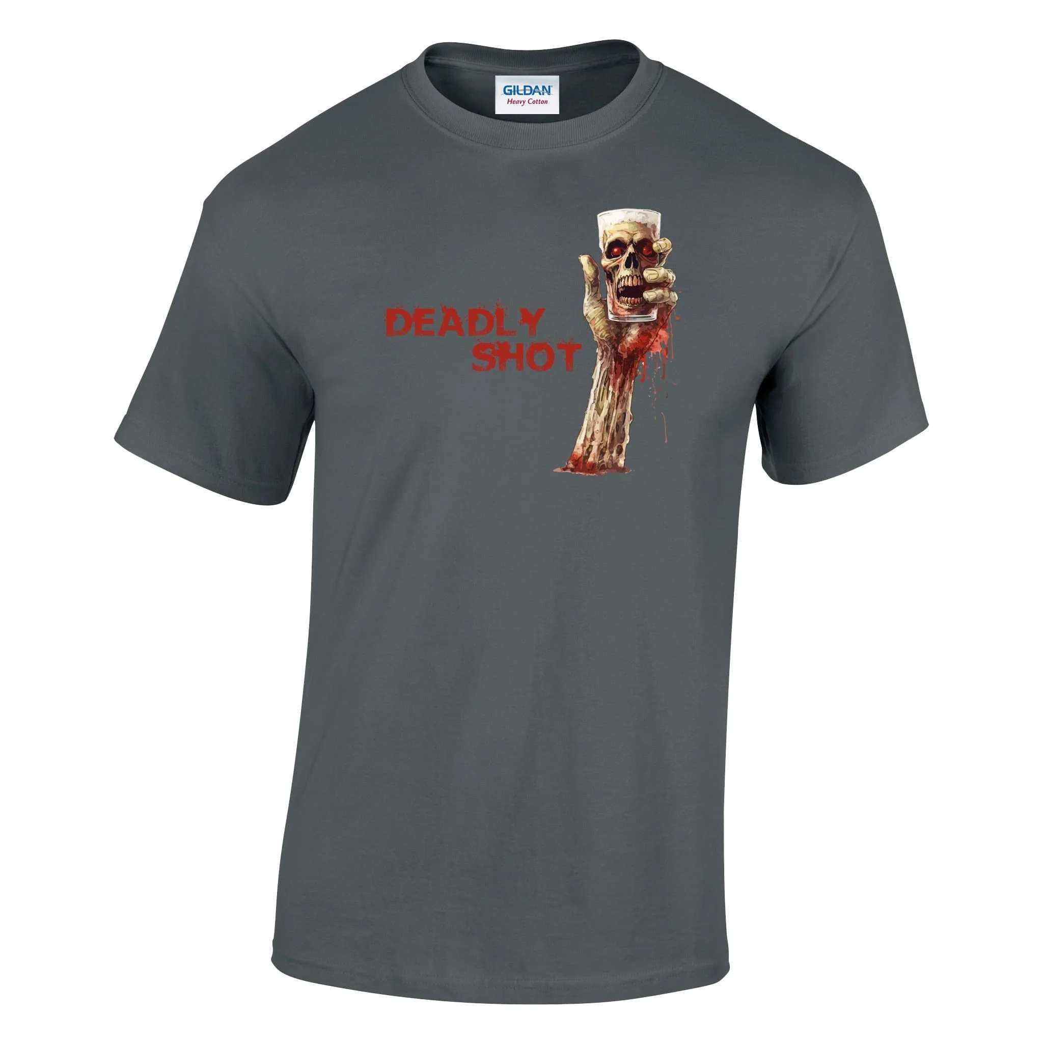 Zombie Deadly Shot Printed T-Shirt - Image 5