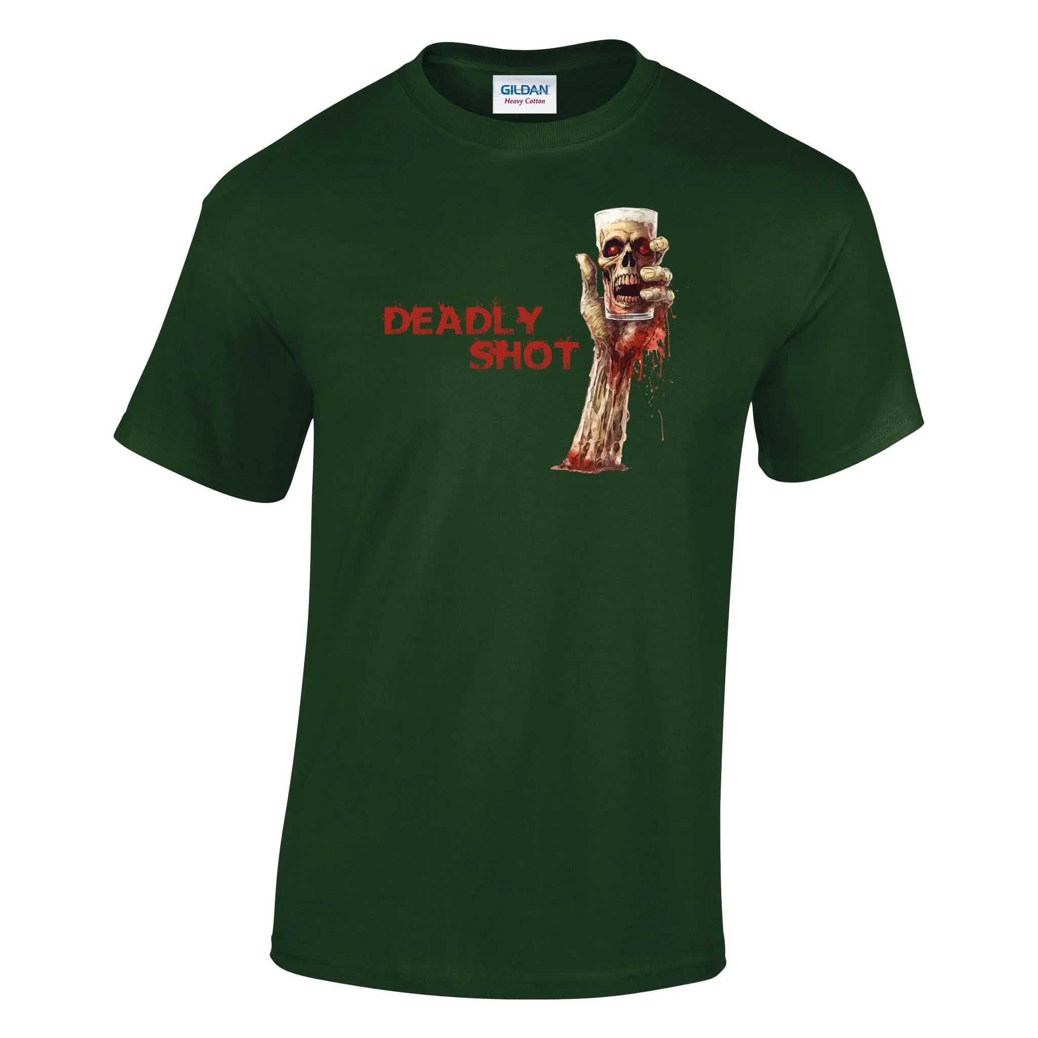 Zombie Deadly Shot Printed T-Shirt - Image 6