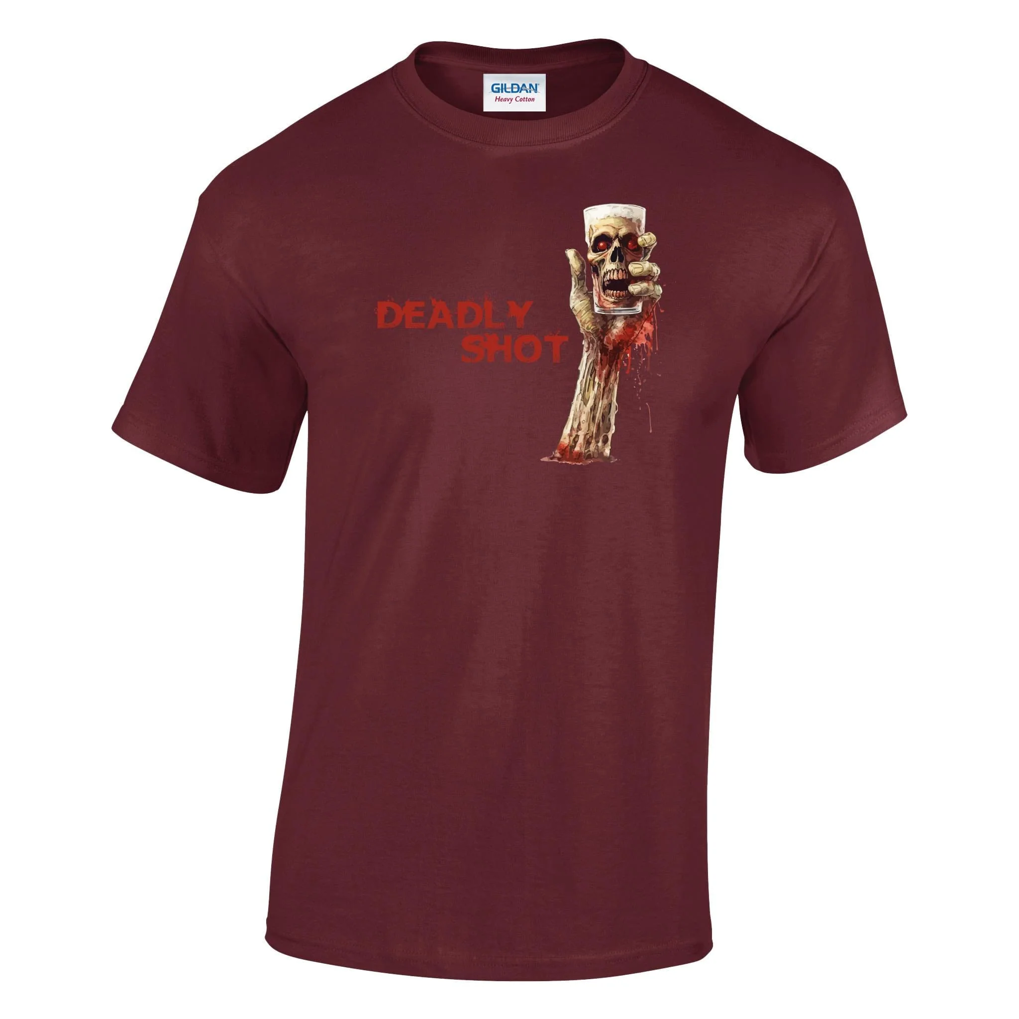 Zombie Deadly Shot Printed T-Shirt - Image 7